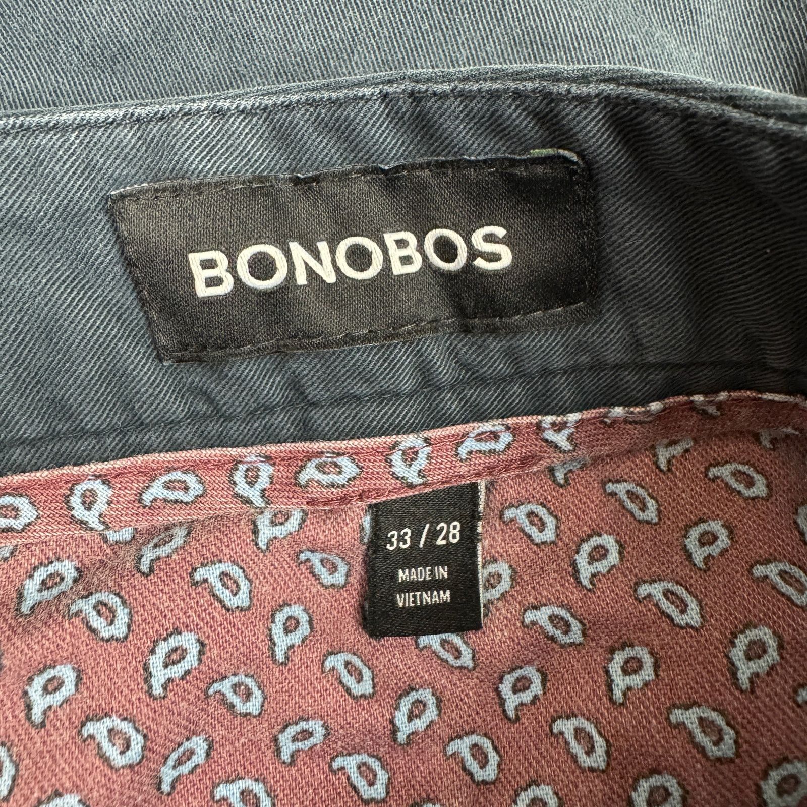 Bonobos Bonobos Navy Blue Casual Pants Slim Size 33/28 Size US 33 - 6 Thumbnail