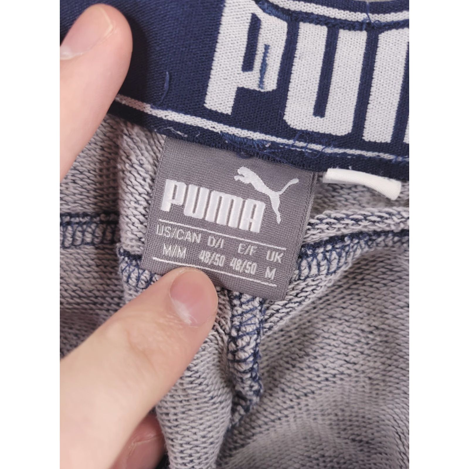 Puma Puma Sweatpants Mens M Blue Jogger Pants Size US 31 - 5 Thumbnail
