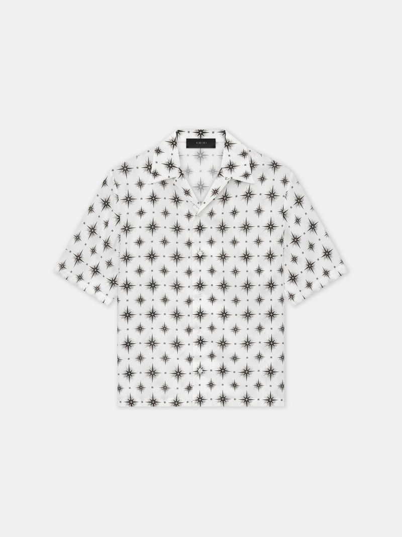 Amiri oc11z0426 Micro Starburst Camp Shirt in Multicolor Size US XL / EU 56 / 4 - 1 Thumbnail