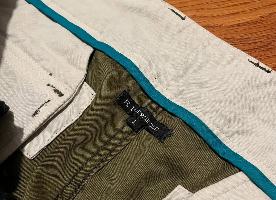 If Six Was Nine 2000s R Newbold Japanese Camo Bondage Cargo y2k Lgb Size US 34 / EU 50 - 9 Thumbnail