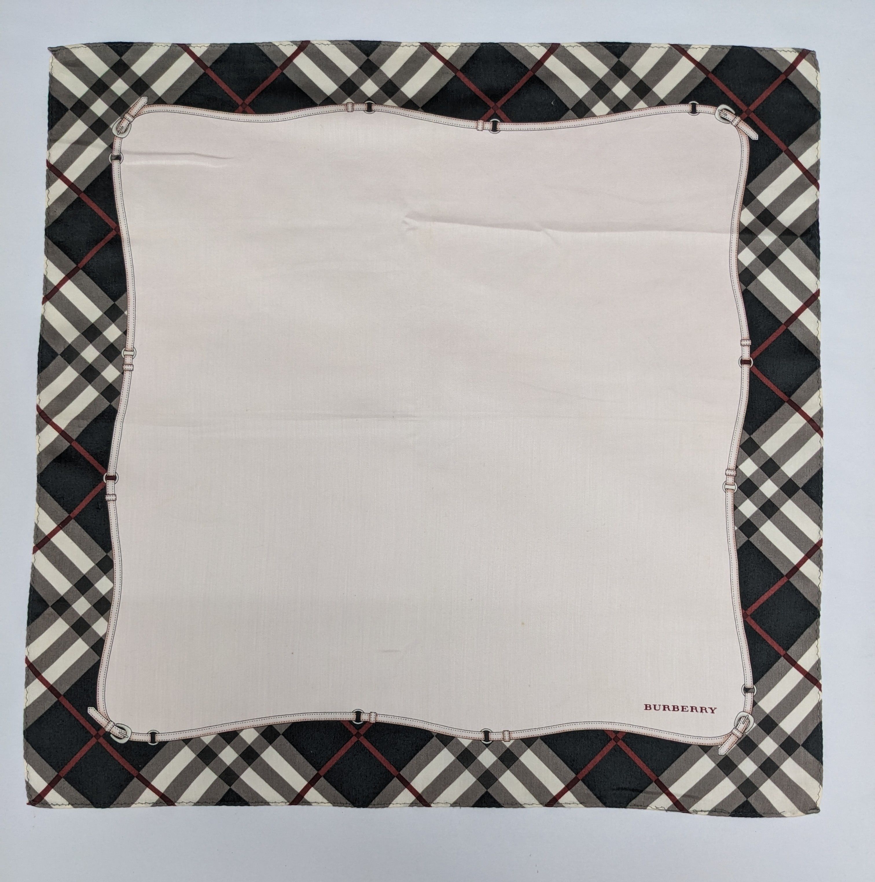 Burberry Burberry Handkerchief Nova Check Border Equestrian Belt Size ONE SIZE - 3 Thumbnail