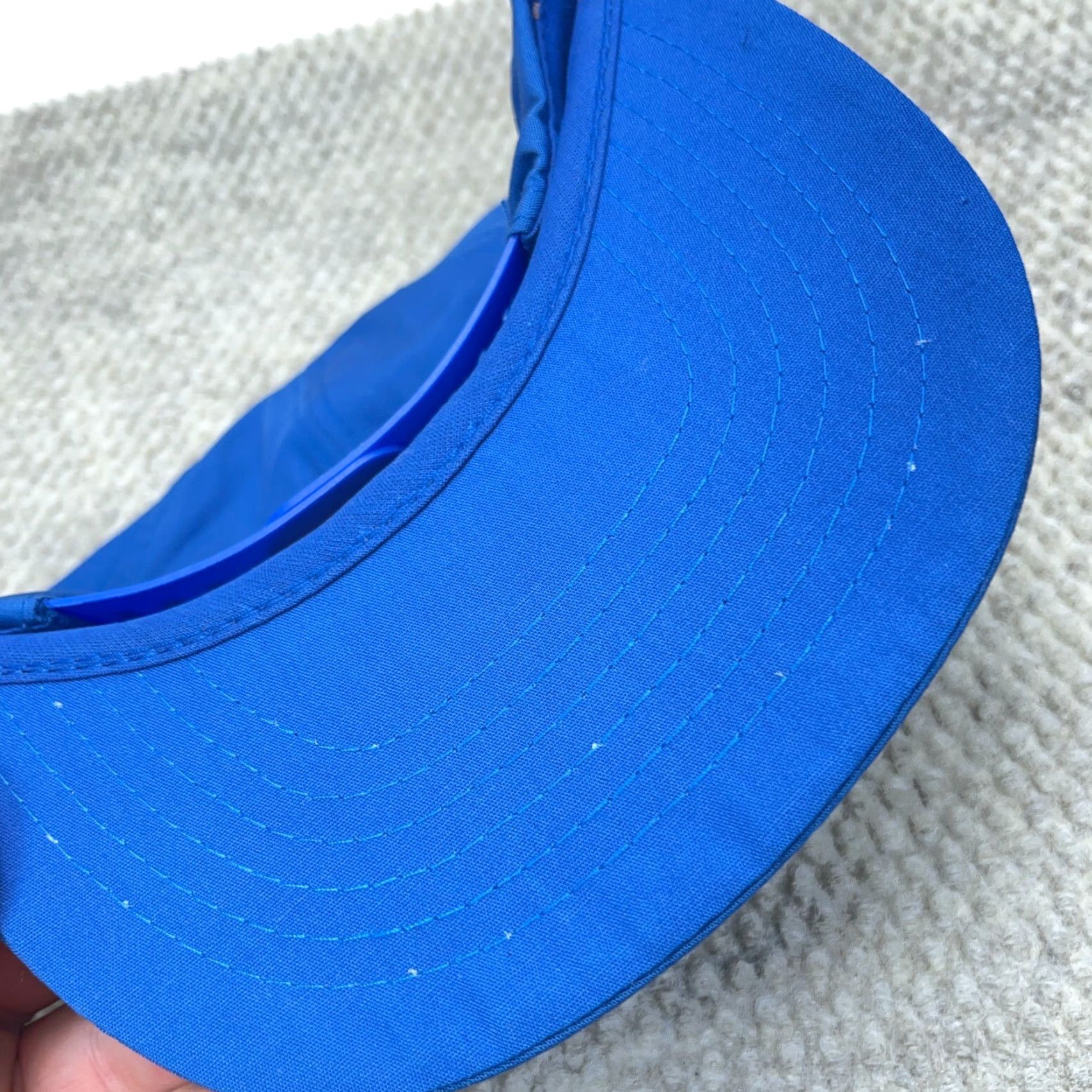 Vintage VINTAGE R.O.C. Fishing Hat Trucker Cap Blue One Size 90s Mens Size ONE SIZE - 4 Thumbnail