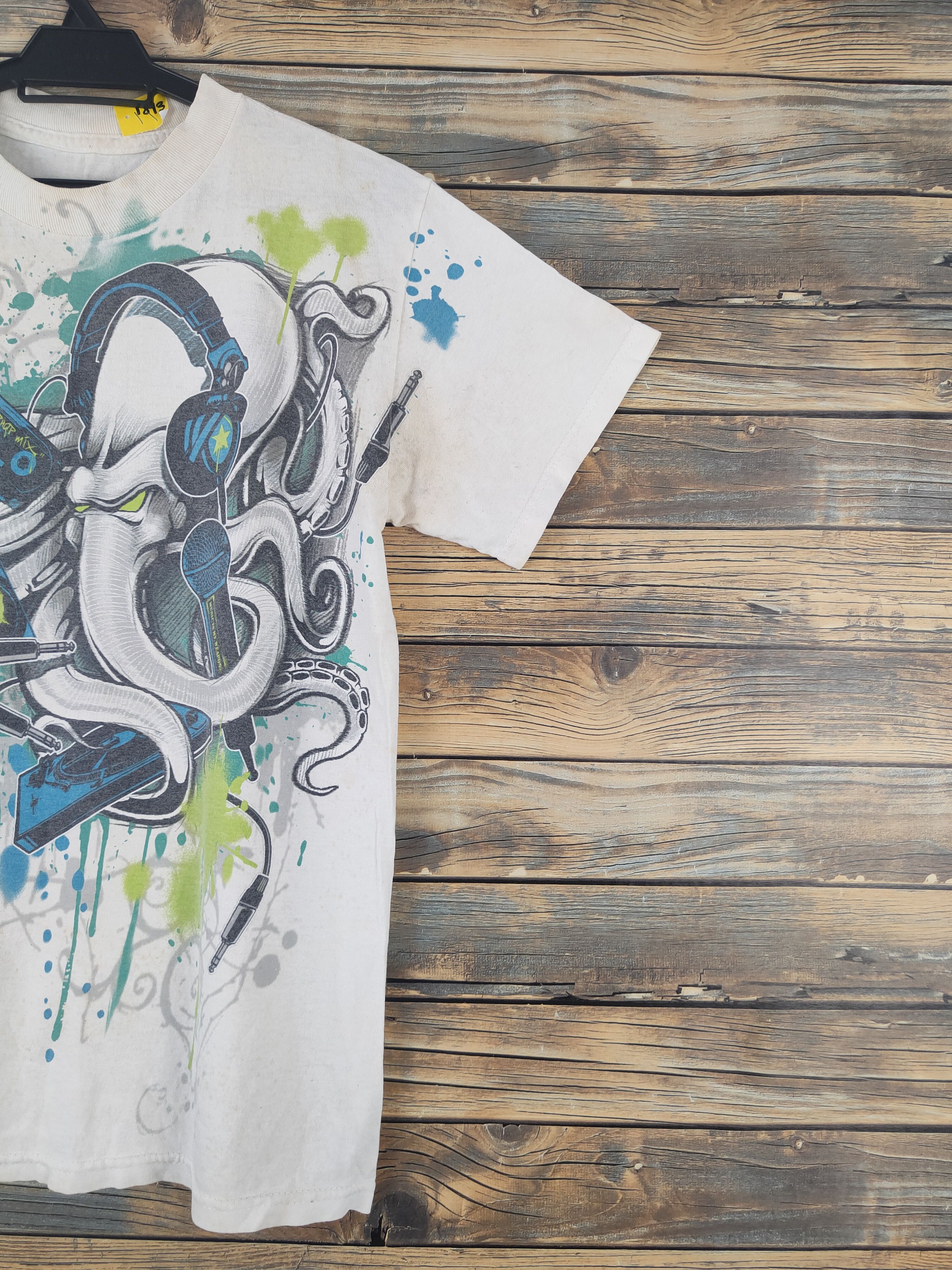 Japanese Brand DL Anchor Blue White Short Sleeve T-shirt #1813 Size US S / EU 44-46 / 1 - 6 Thumbnail