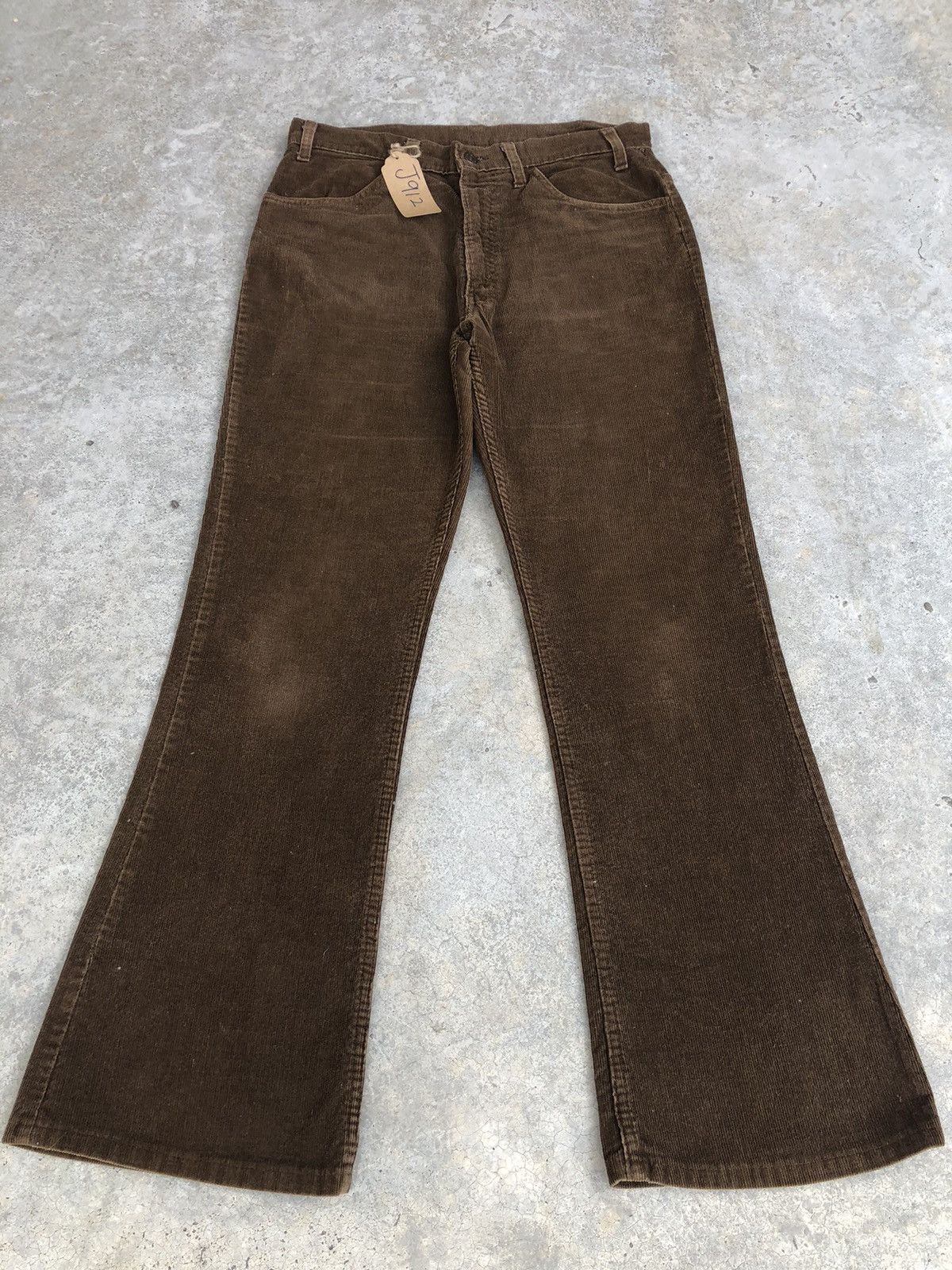 Levi's Vintage 70’s Levi’s 646 Flared Jeans Corduroy Size US 33 - 1 Thumbnail