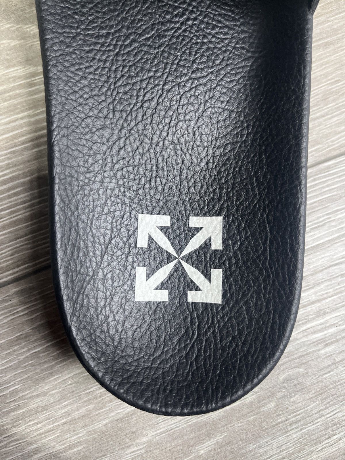 Off-White Off-White Spray Stripes Slides Size US 11 / EU 44 - 5 Thumbnail