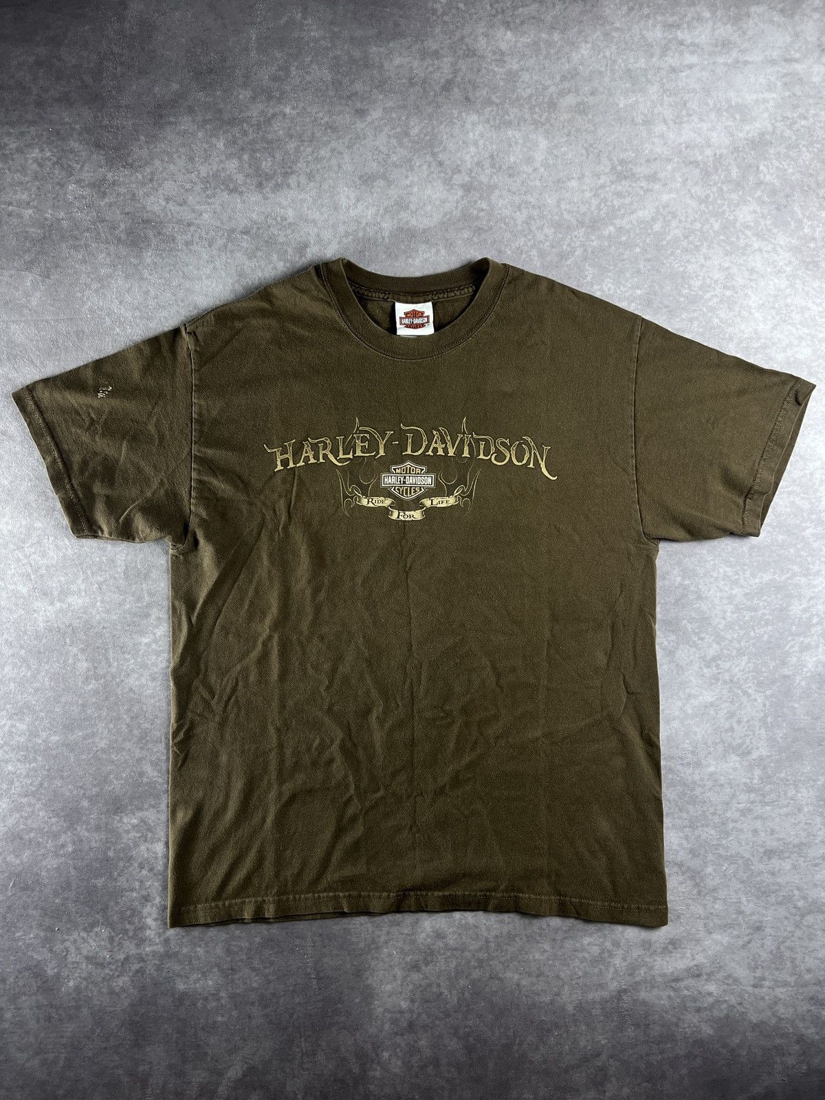 Harley Davidson Harley Davidson Motorcycles Shirt Beefy-T Brown Graphic L Size US L / EU 52-54 / 3 - 1 Thumbnail