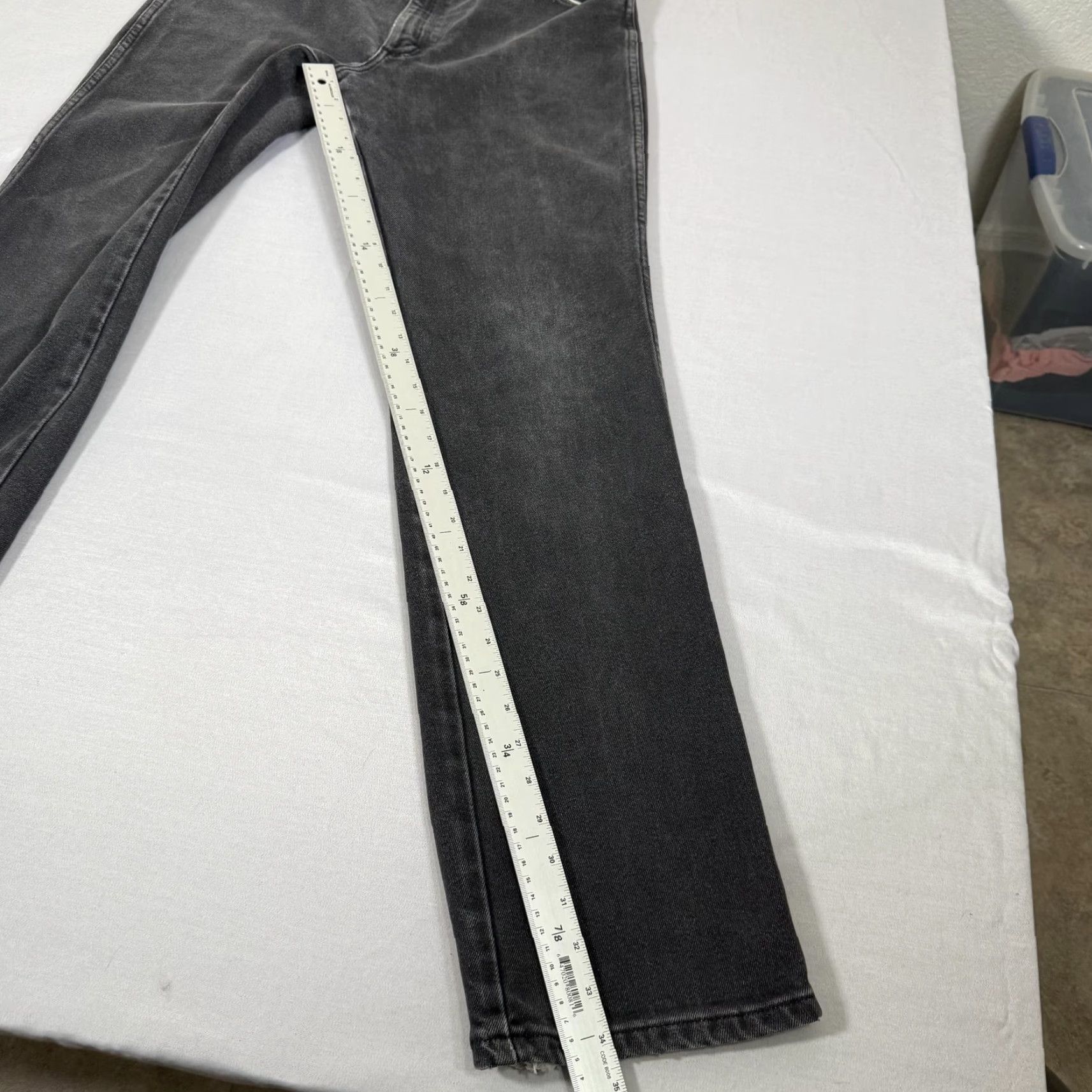 Wrangler Wrangler Jeans Mens 36x34 Black 938 Slim Fit Denim Pants Stretch Western Cowboy Size US 36 / EU 52 - 3 Thumbnail