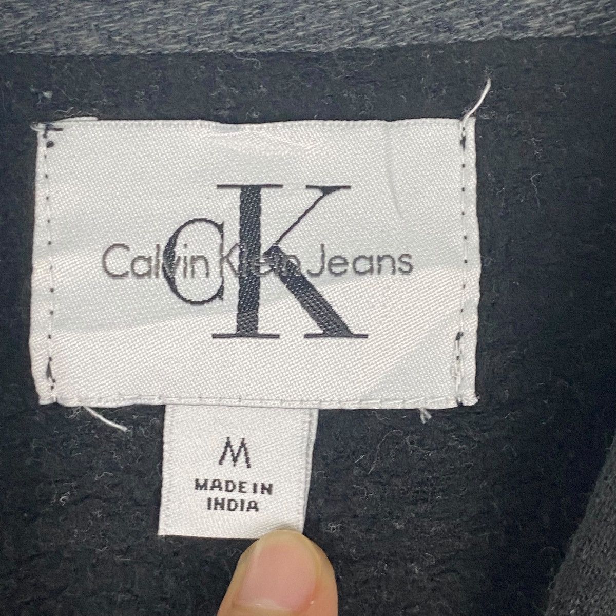 Other Vintage Calvin Klien Jeans Hoodie Full Zip Big Logo Size US M / EU 48-50 / 2 - 5 Thumbnail