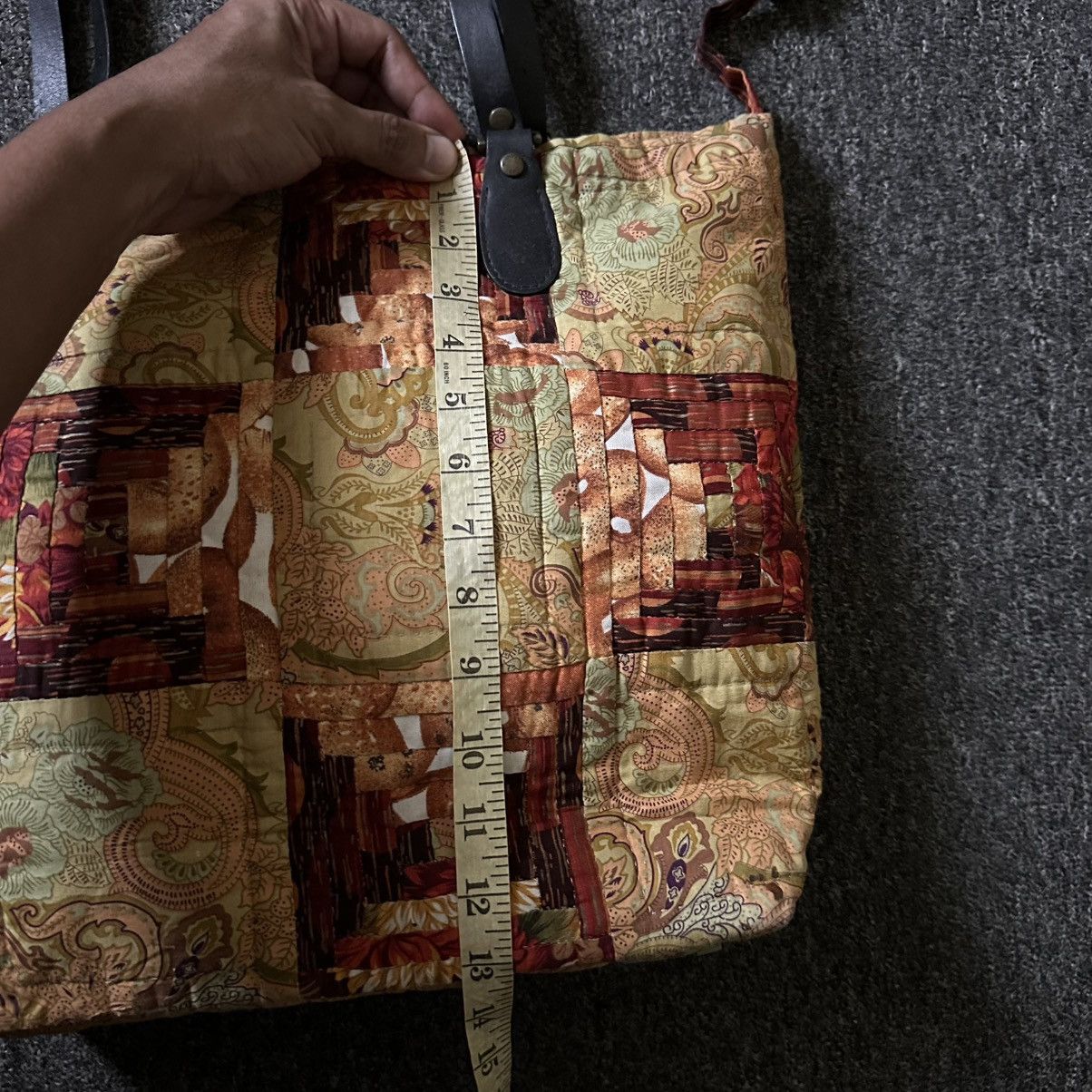 Japanese Brand JAPAN HANDMADE PATCHWORK TOTE BAG Size ONE SIZE - 8 Thumbnail