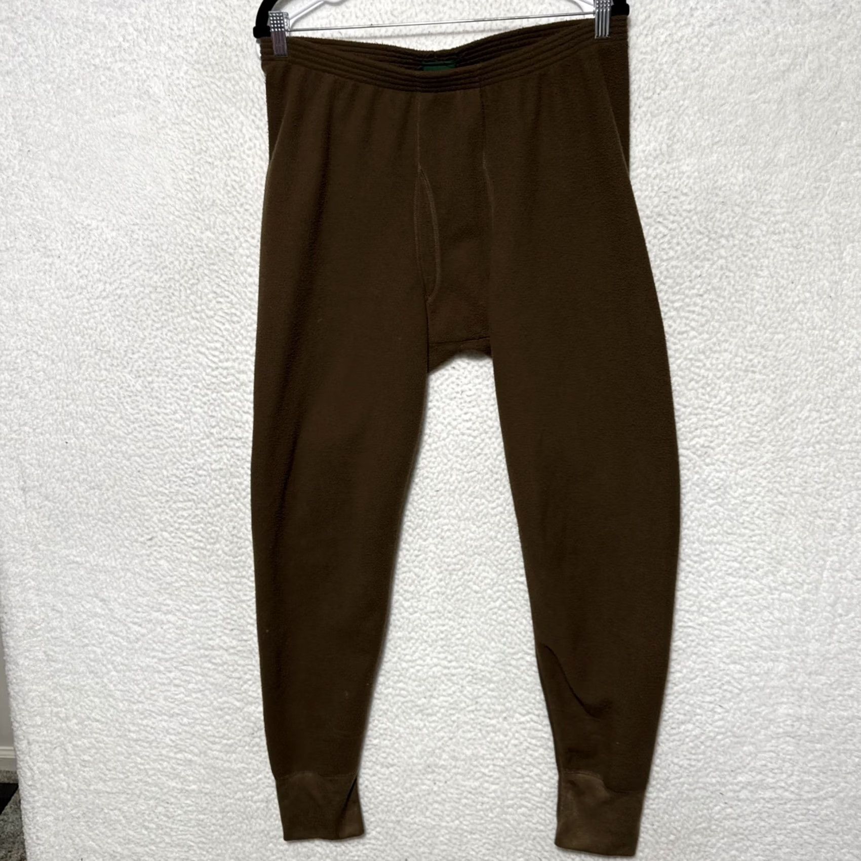 Vintage VINTAGE Cabela's Tracksuit Mens Large Tall 2 Piece Thermal Fleece Brown NT Textile Set Jacket Pants Big & Tall Mens Size 42R - 6 Thumbnail