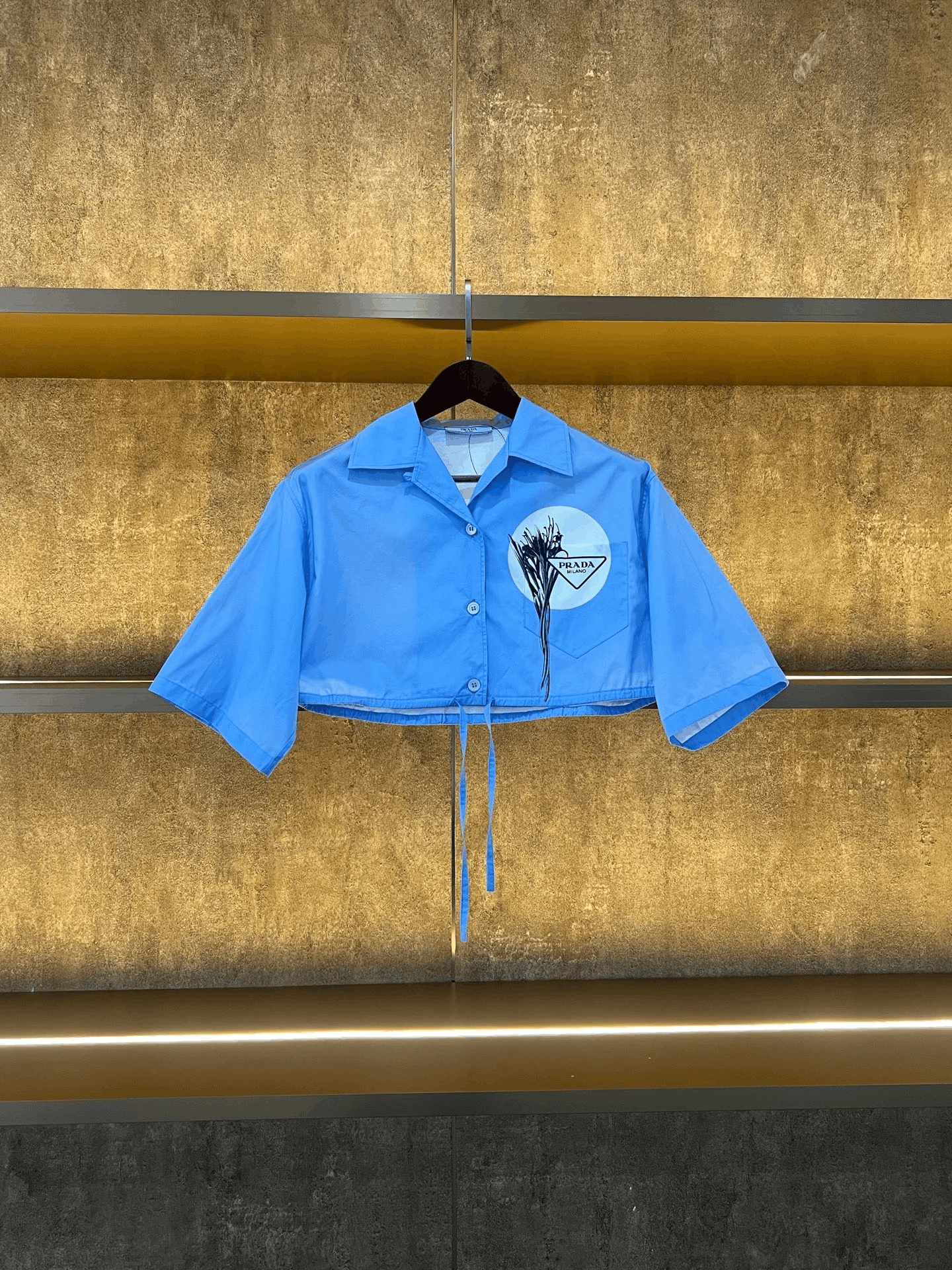 Prada Prada Cropped Button Up M Women Size M / US 6-8 / IT 42-44 - 1 Thumbnail