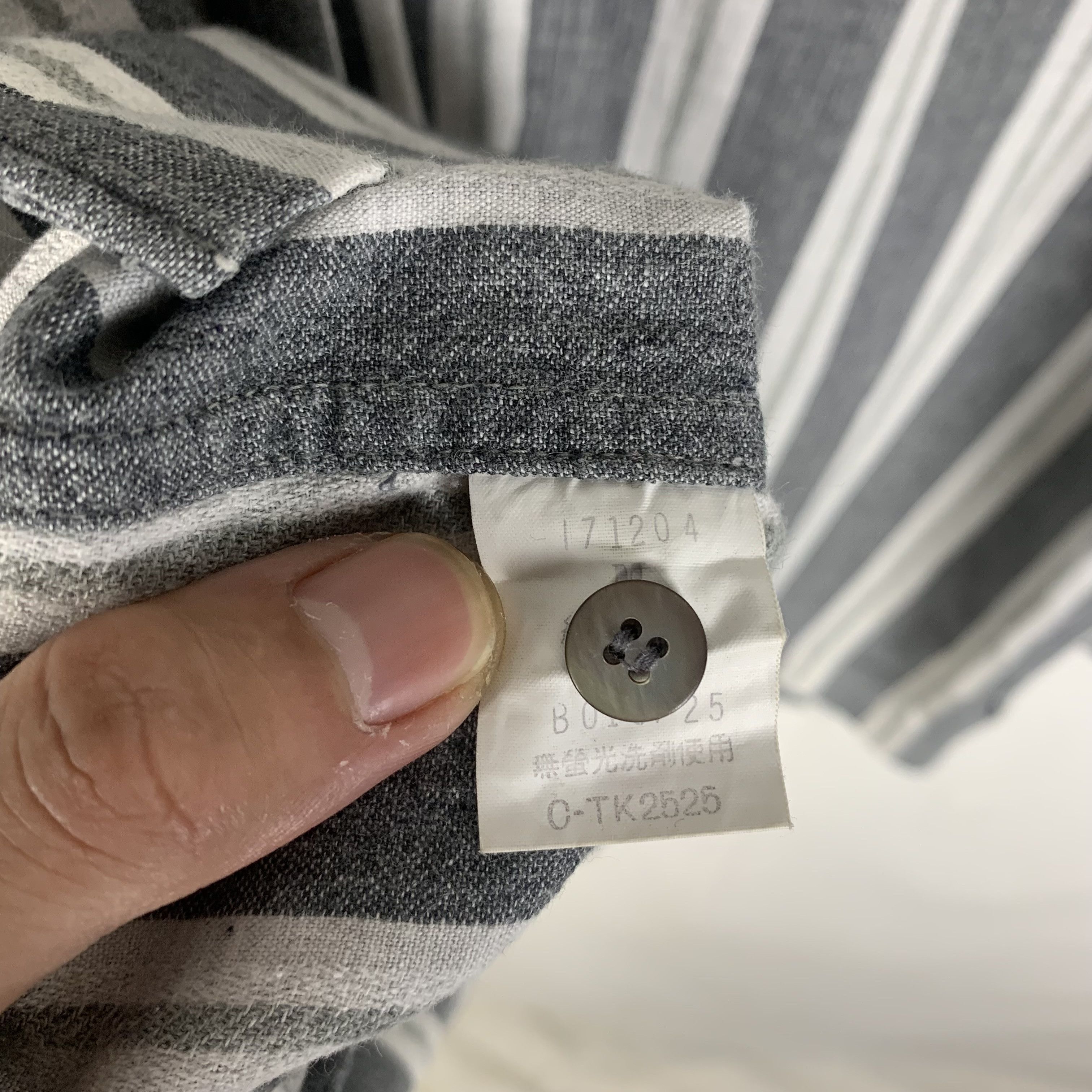 Issey Miyake Issey Miyake Striped Shirt Size US M / EU 48-50 / 2 - 8 Thumbnail