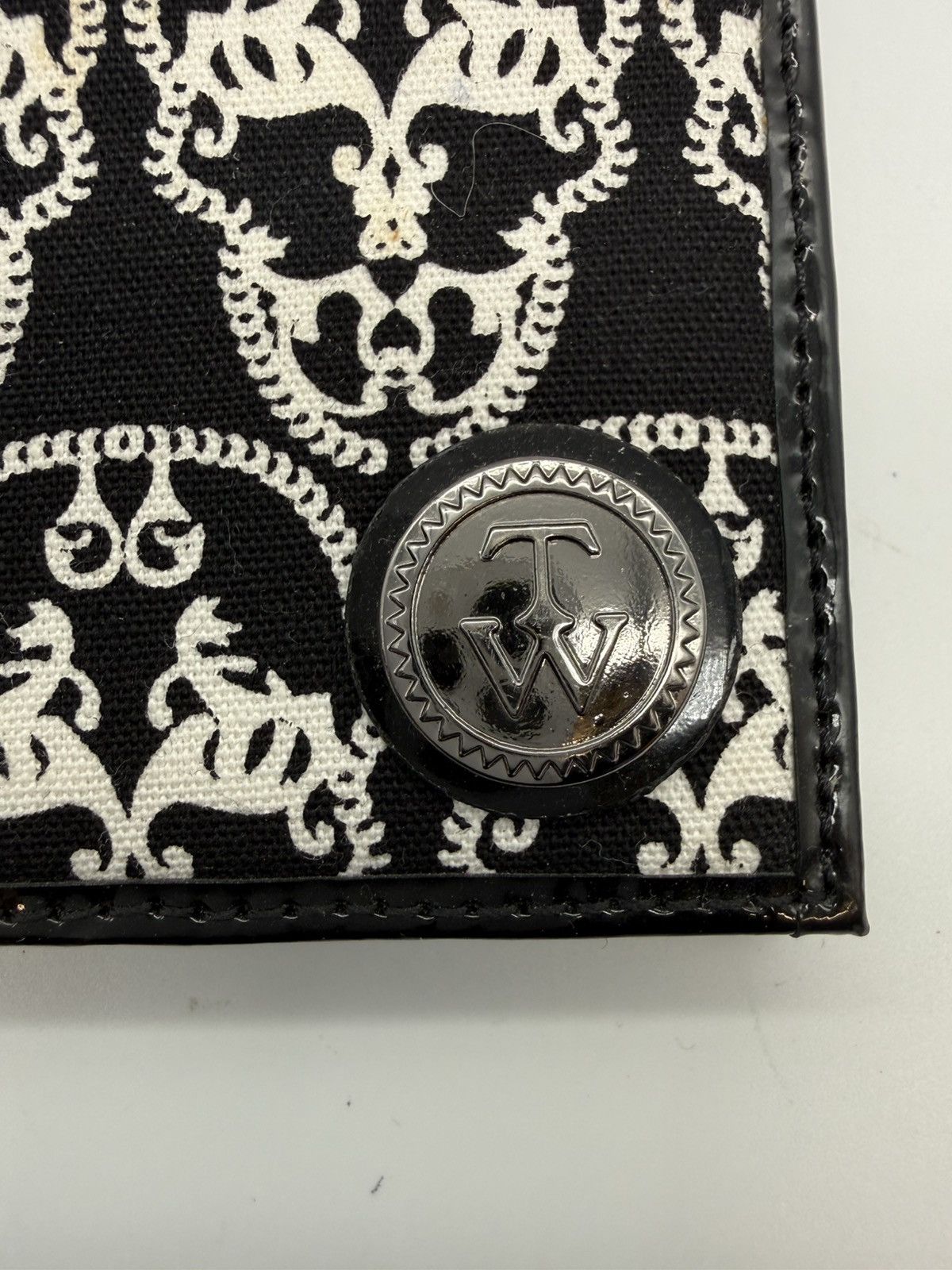 Other Thomas Wylde Skull Monogram Wallet-Canvas / Patent Leather Size ONE SIZE - 3 Thumbnail