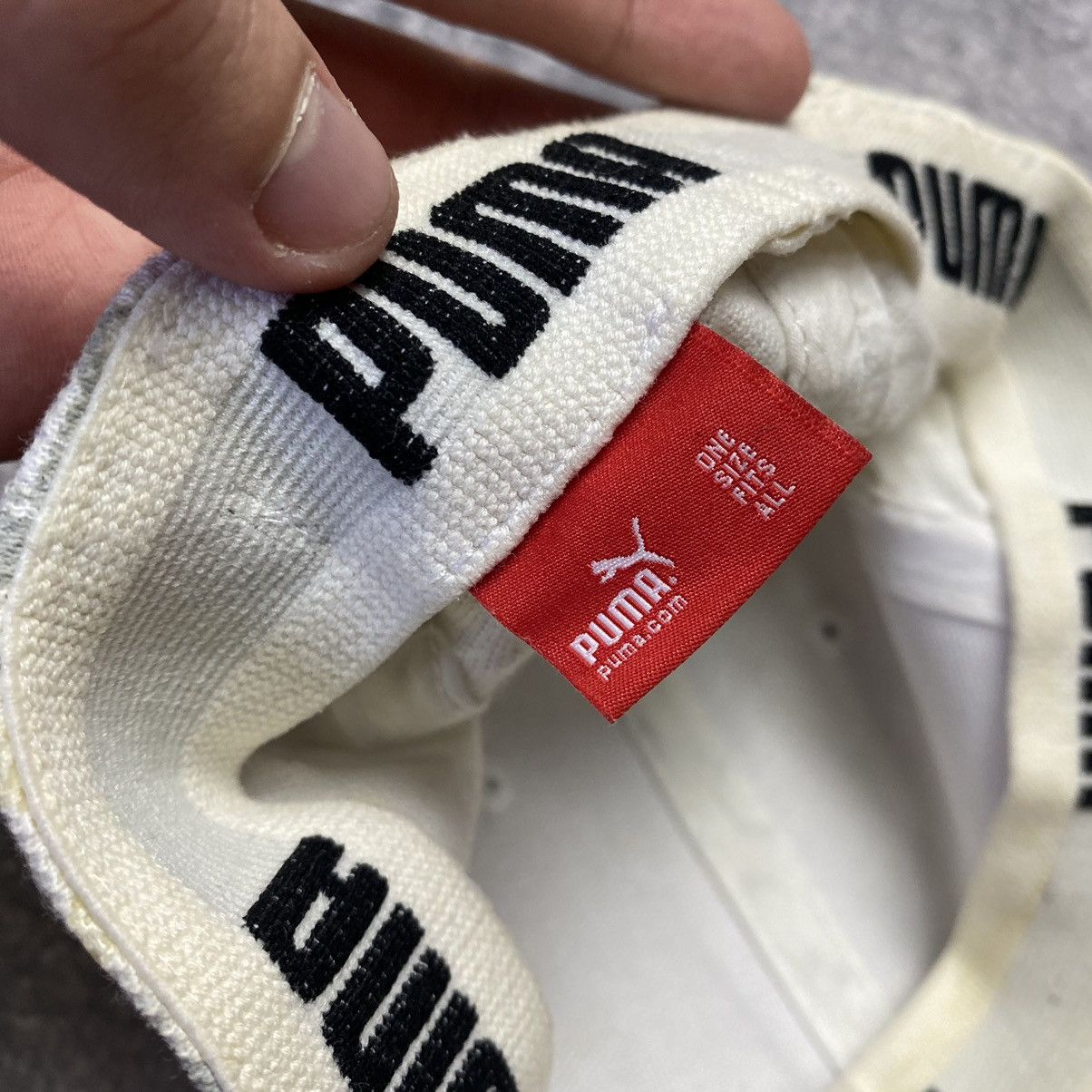 Puma × Vintage Vintage Puma Monogram logo Streetwear y2k cap Size ONE SIZE - 7 Thumbnail