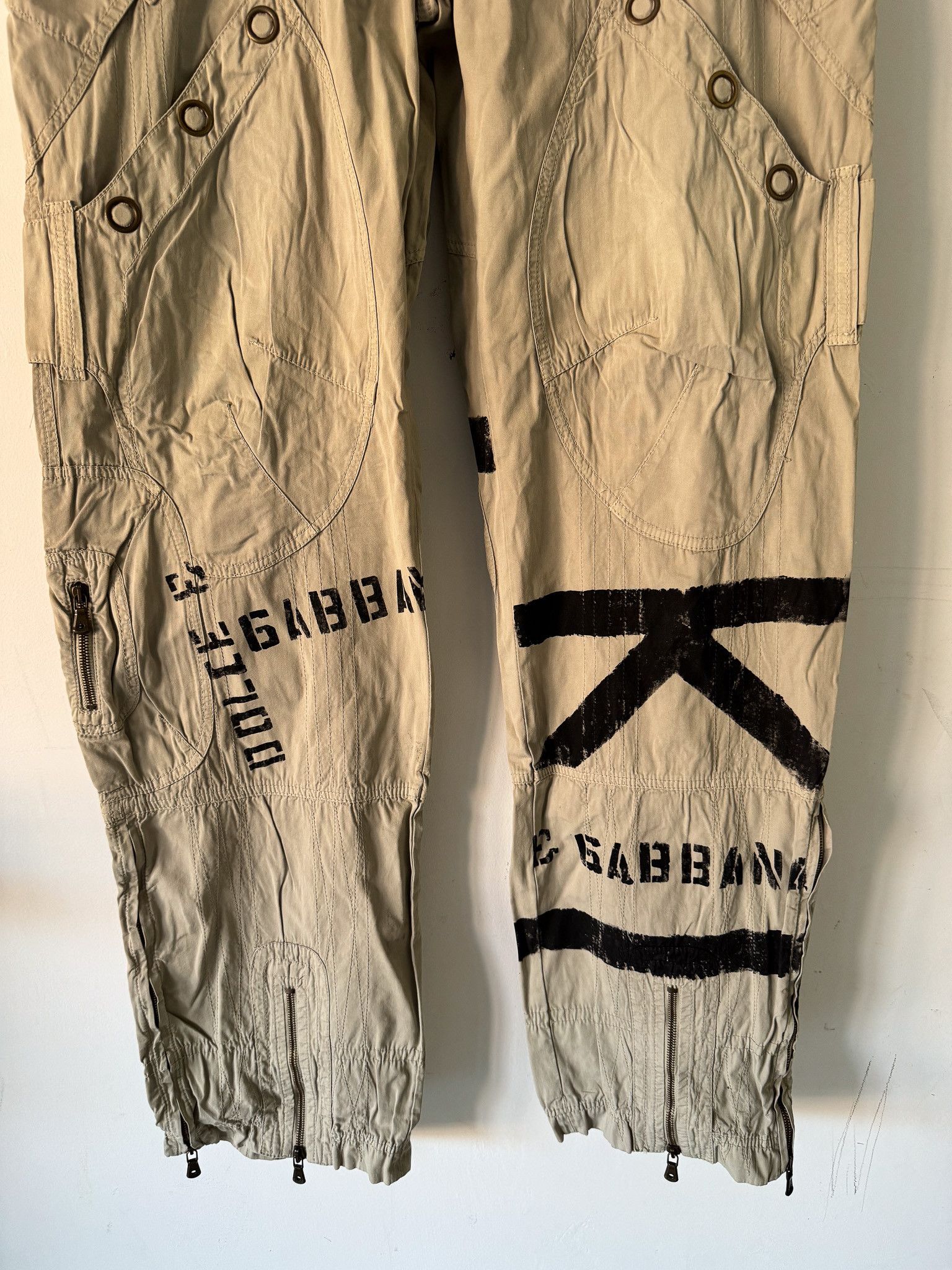 Dolce & Gabbana S/S 2004 RUNWAY CARGO ARMY PANTS Size US 36 / EU 52 - 5 Thumbnail