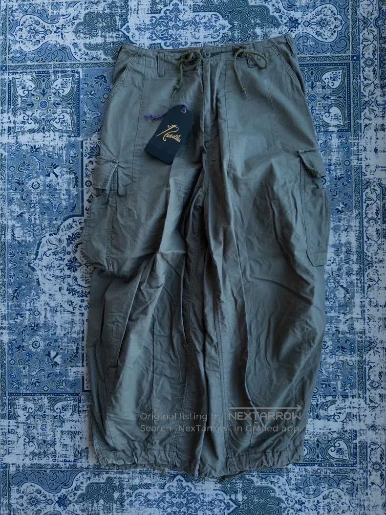 Needles Needles size S Army Green Signature Balloon Pants Size US 34 / EU 50 - 1 Thumbnail