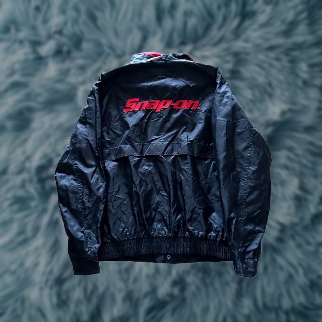 Vintage VINTAGE Snap-on Jacket Mens L Black Bomber 90s Workwear Logo US 80s 90s Cartoon Motorcycle Sports USA Mens Size US L / EU 52-54 / 3 - 1 Thumbnail