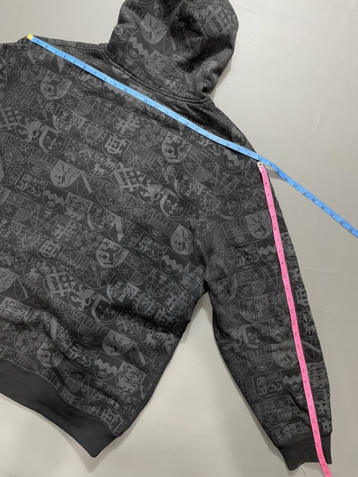 Vintage Grails Vintage echo untld Fleece hoodie Gothic Vkei Opium Size US XXL / EU 58 / 5 - 8 Thumbnail