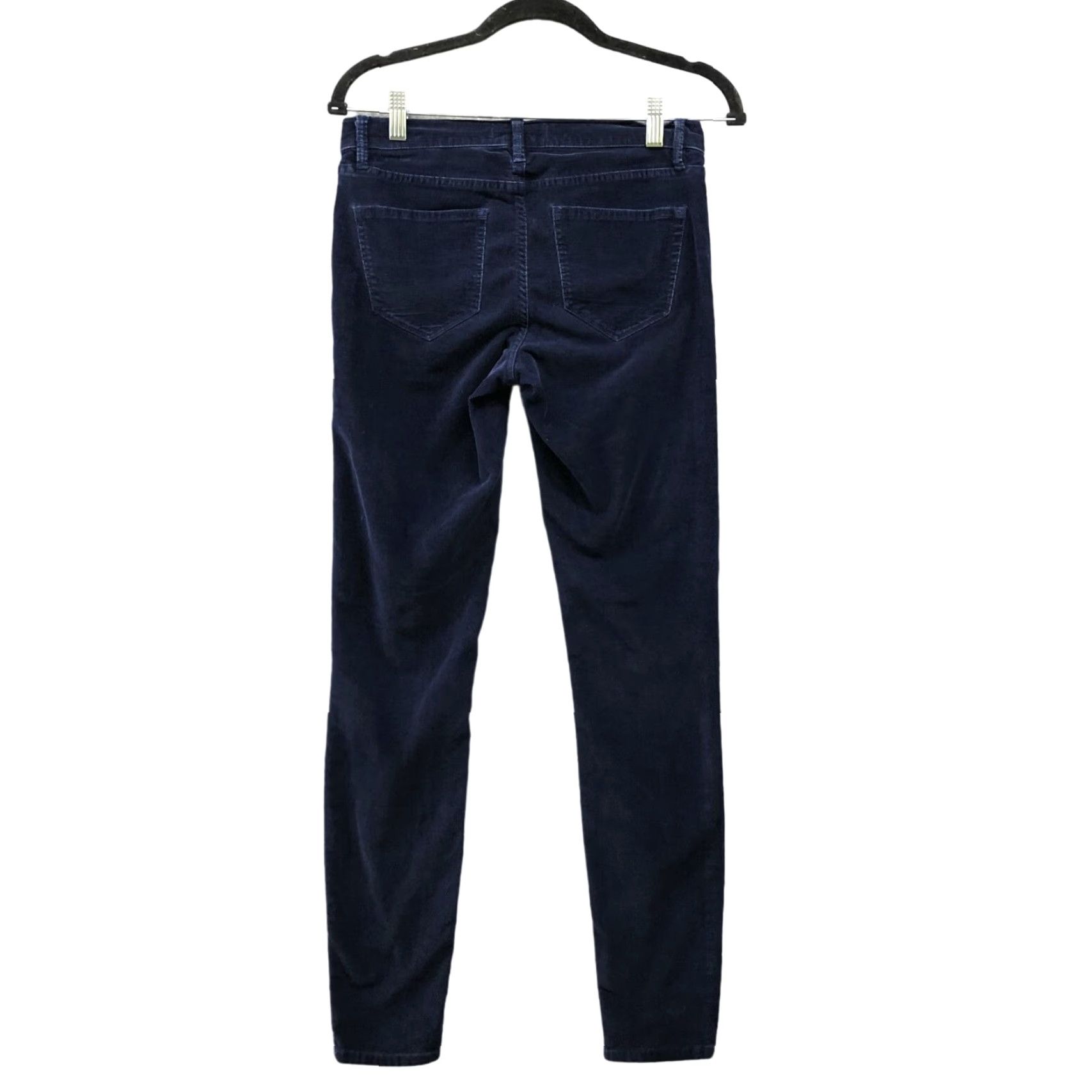 Madewell Madewell Corduroy Skinny Pants Womens Size 26 Dark Blue Low Rise 26x32 (26x31) Regular SlIM Pants Size 26" / US 2 / IT 38 - 2 Thumbnail