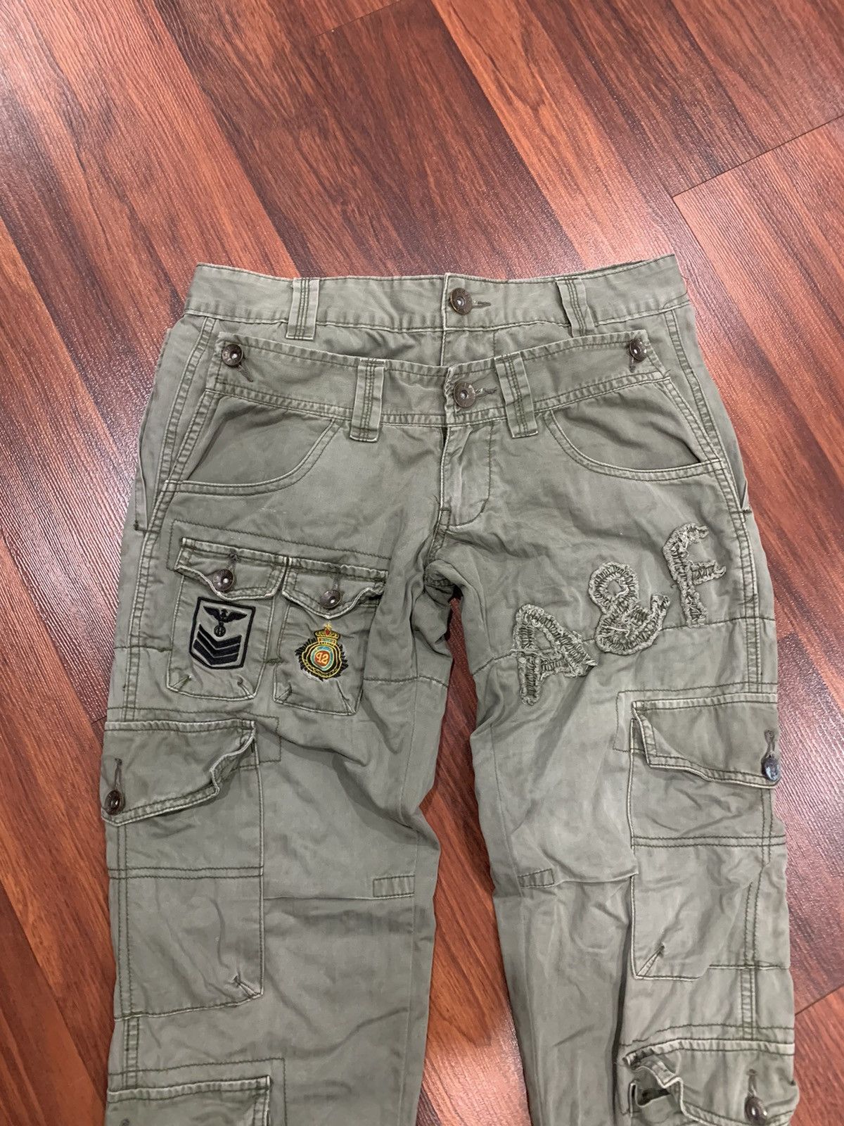 Japanese Brand Taker Jeans Cargo Pants Size US 31 - 3 Thumbnail