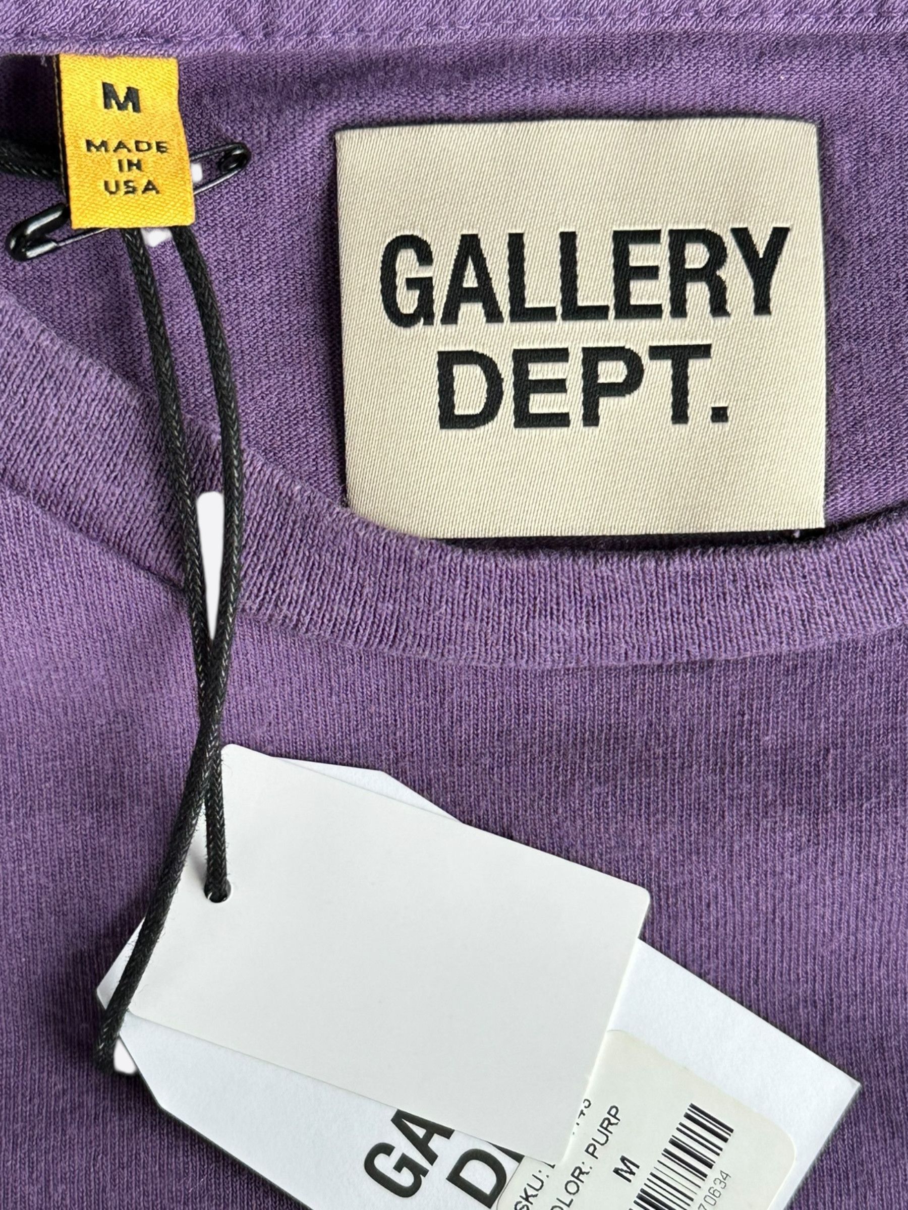 Gallery Dept. Gallery Dept Purple & Blue Logo Longsleeve T-Shirt Size US XXL / EU 58 / 5 - 3 Thumbnail