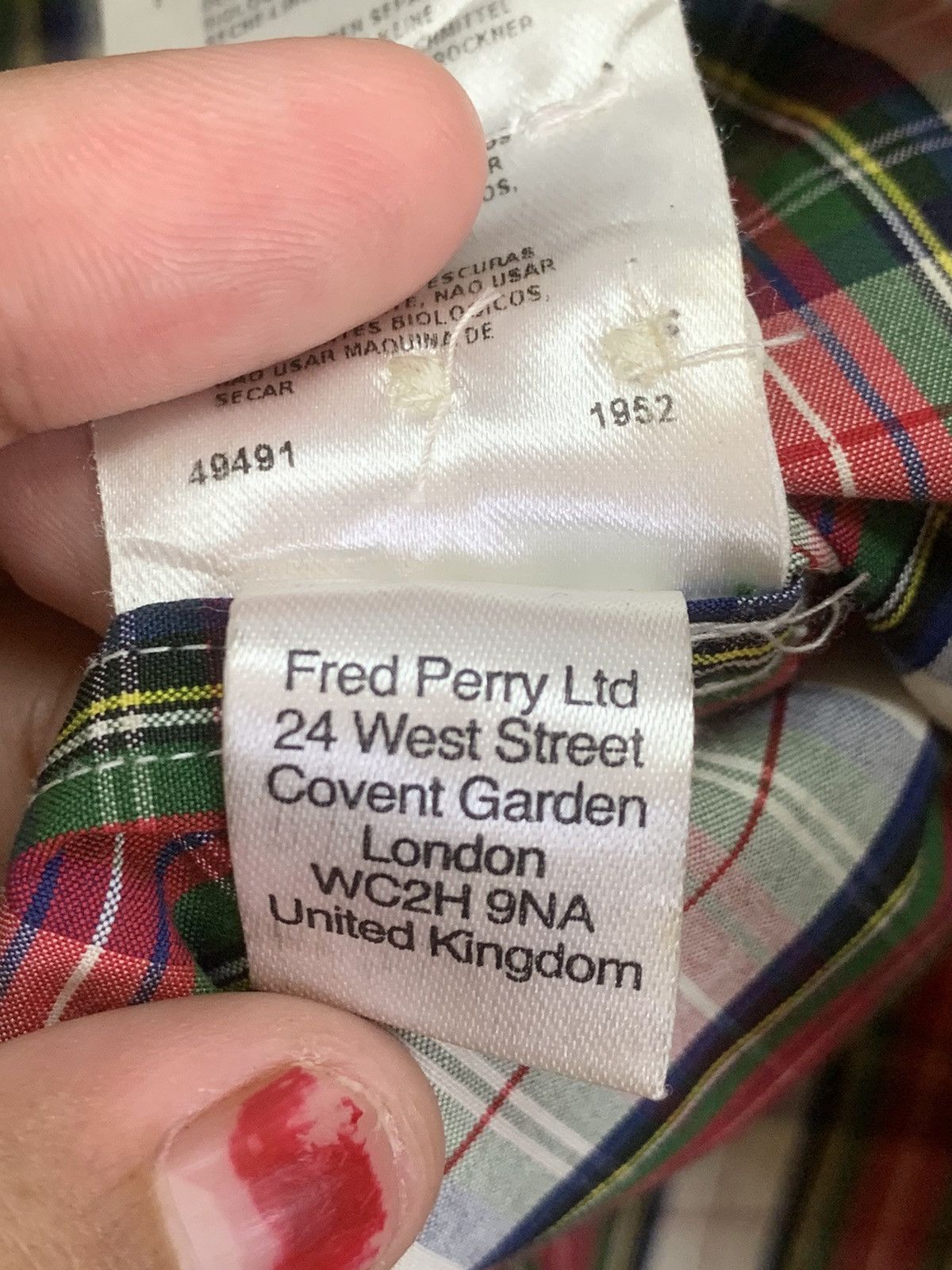 Flannel × Fred Perry × Vintage Vintage Fred Perry Flannel Size US XS / EU 42 / 0 - 14 Thumbnail