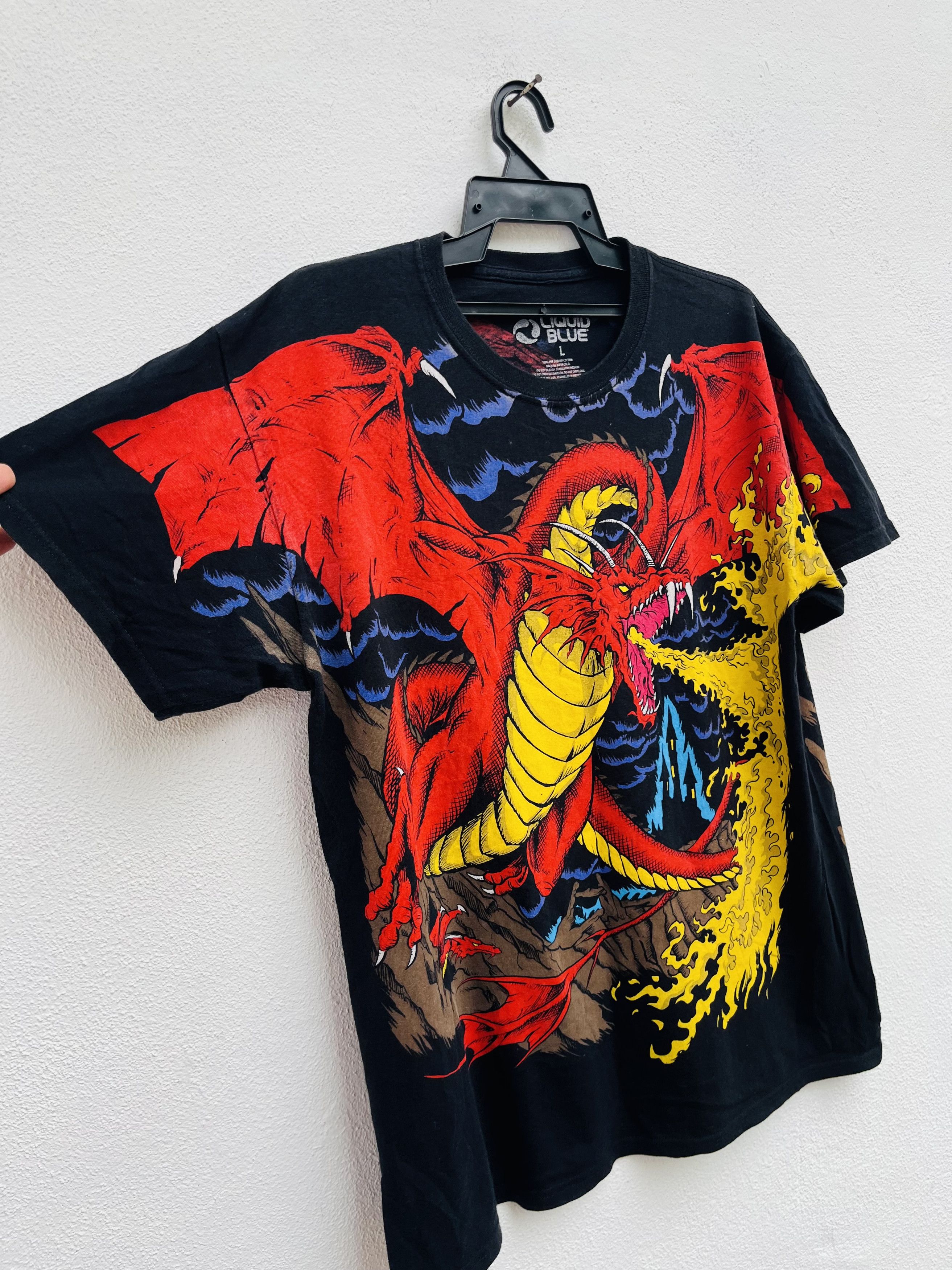 Liquid Blue Vintage Liquid Blue Streetwear Fashion Style Size US L / EU 52-54 / 3 - 3 Thumbnail