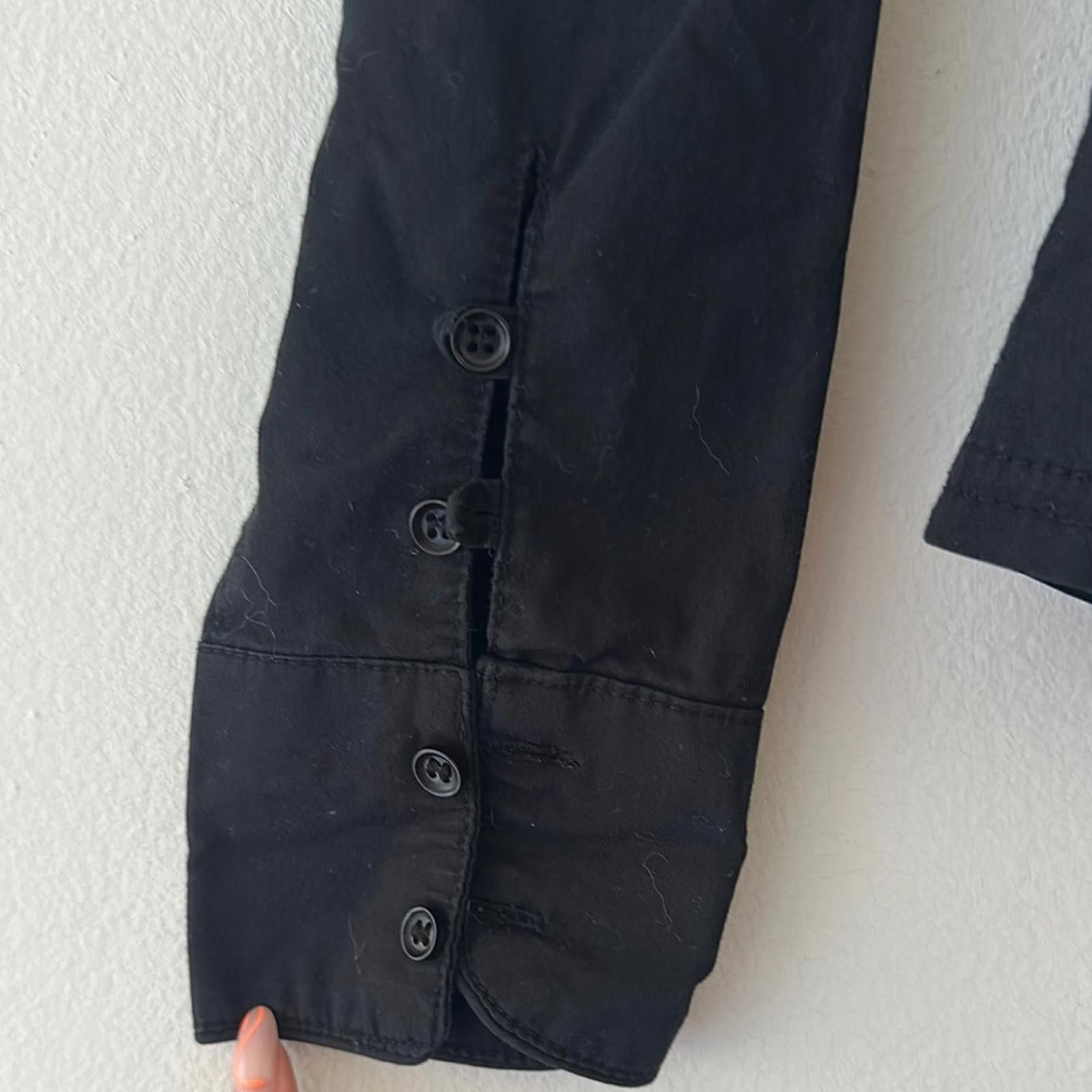 Stradivarius Stradivarius Black Utility Jacket with Classic Design Size M / US 6-8 / IT 42-44 - 5 Thumbnail