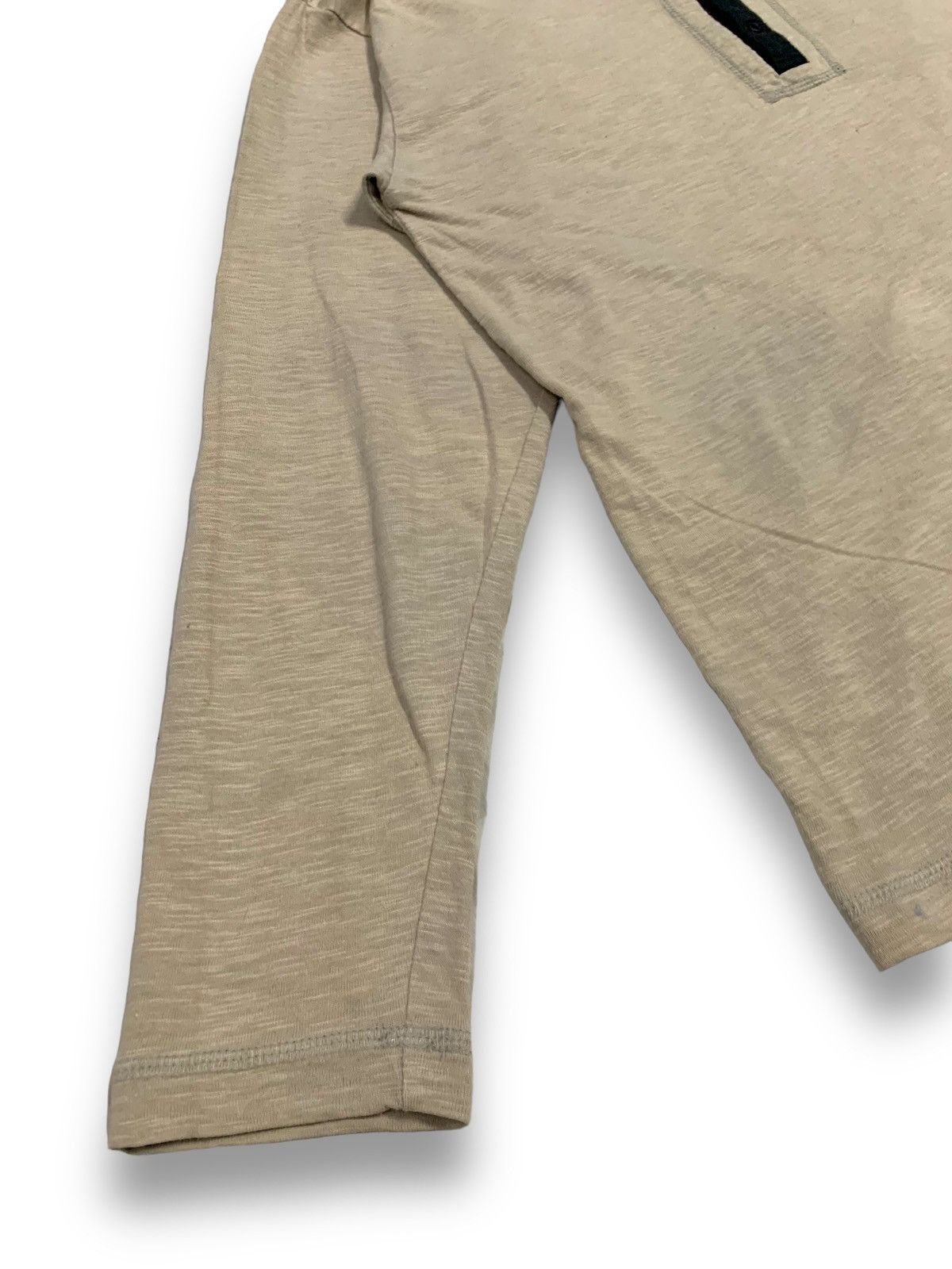 Yohji Yamamoto Vintage Sacsny Ysaccs Henley Long Sleeve by Yohji Yamamoto Size US M / EU 48-50 / 2 - 7 Thumbnail
