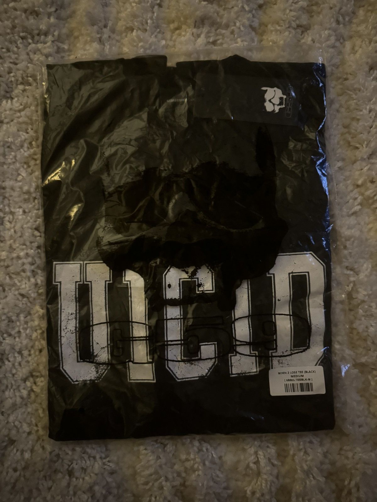 G59 Records $uicideboy$ G59 BORN 2 LOSE TEE BLACK Size US M / EU 48-50 / 2 - 4 Thumbnail