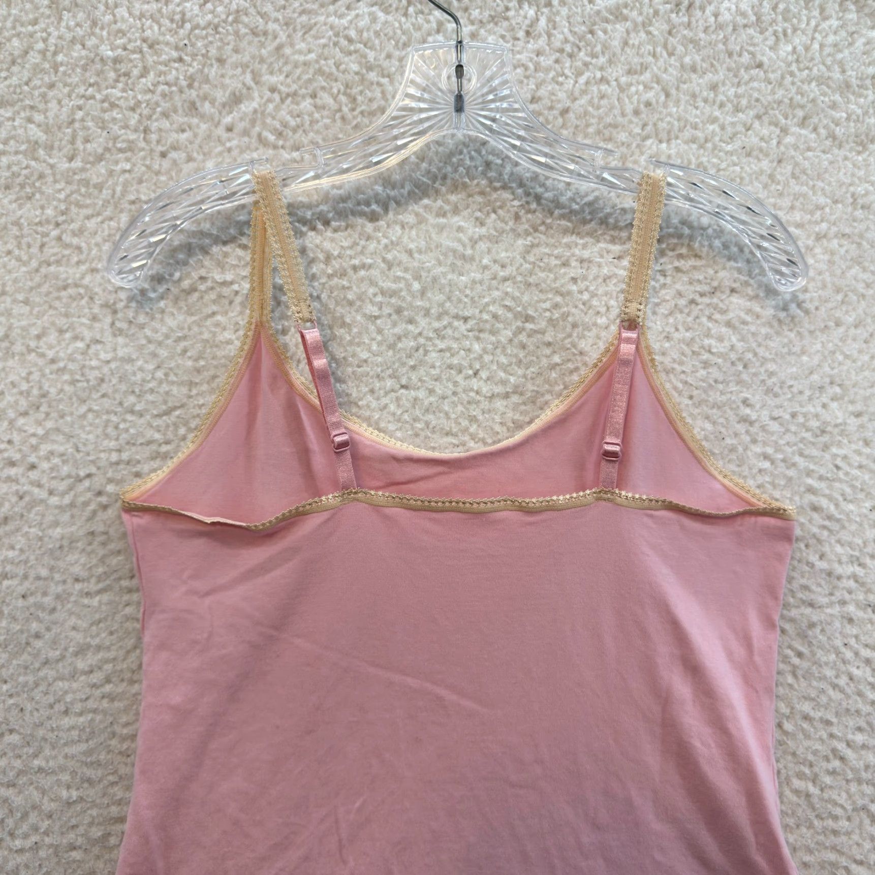 Vintage Maidenform Camisole Tank Top 2XL XXL Pink Coquette Fairy Grunge Whimsigoth - Tank - Women - 2XL - Pink - Sleeveless - Strappy - Adjustable - Stretch Size XXL / US 16-18 / IT 52-54 - 4 Thumbnail