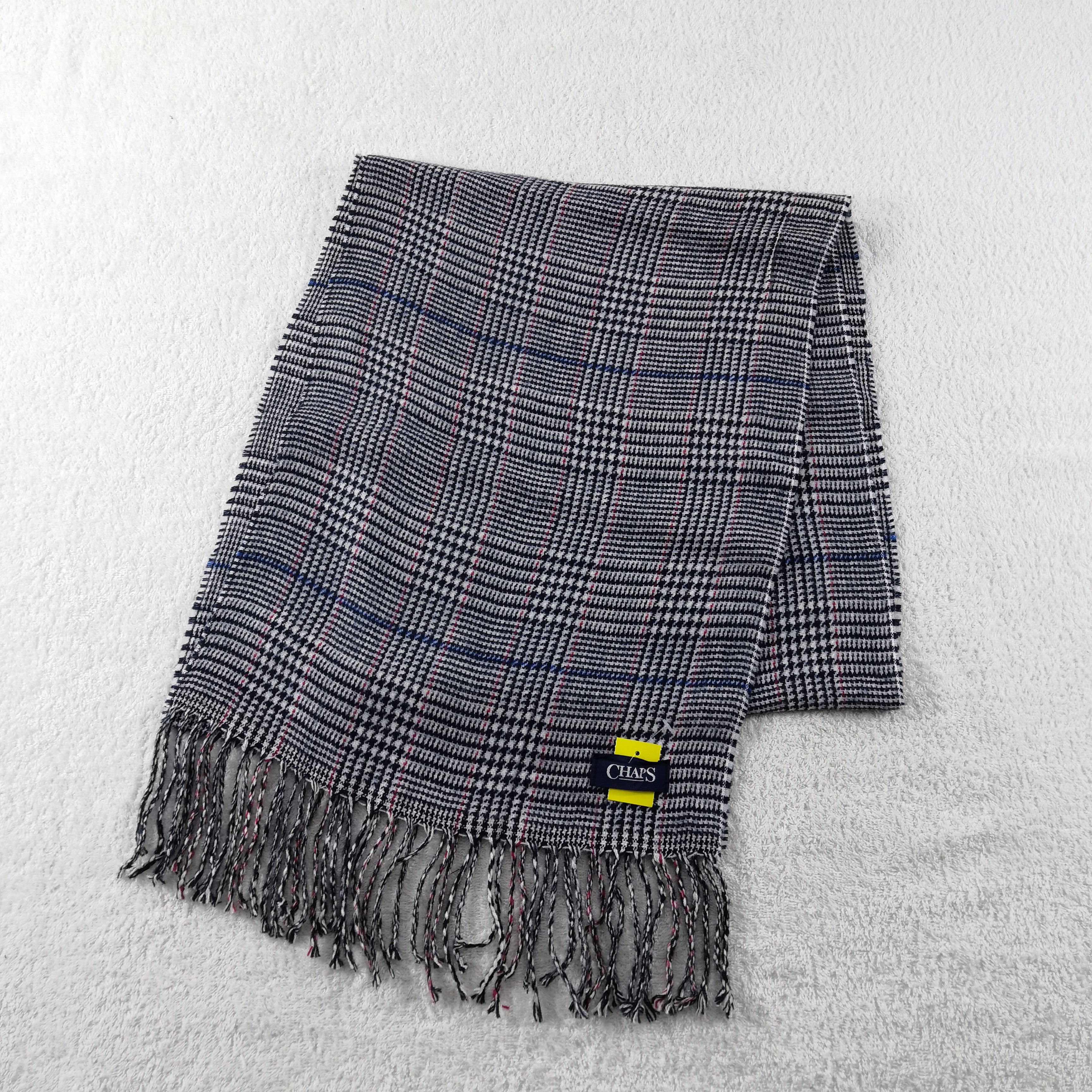 Chaps Vintage Chaps Scarf Muffler Wool Cashmere Scarves Size ONE SIZE - 3 Thumbnail