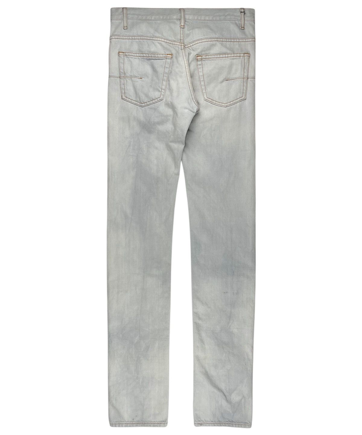Dior SS08 Dior Homme Unaltered Bleached Marble Denim Jeans Size US 28 / EU 44 - 2 Thumbnail