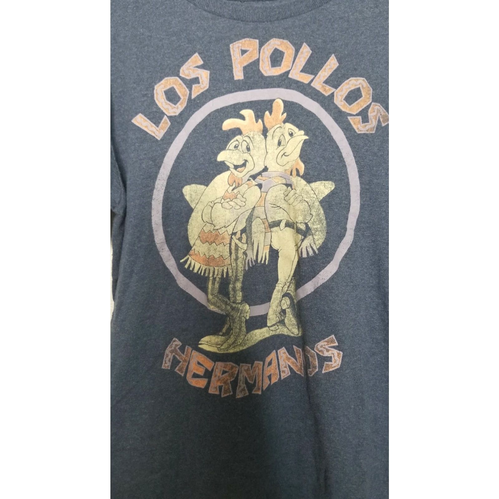 Vintage VINTAGE Mens M Breaking T Shirt Bad Gus Fring Los Pollos Hermanos Logo Tee Size US M / EU 48-50 / 2 - 2 Thumbnail