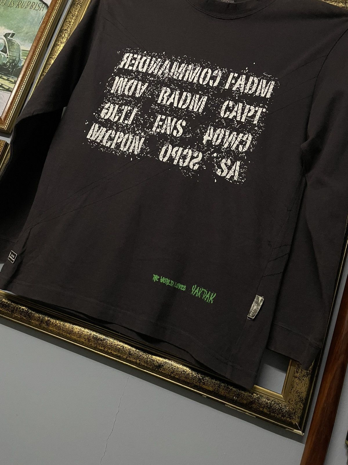 Designer × Japanese Brand × Vintage Vintage 1990s Designer Streetweae Yak Pak War Loves Faded Size US M / EU 48-50 / 2 - 3 Thumbnail