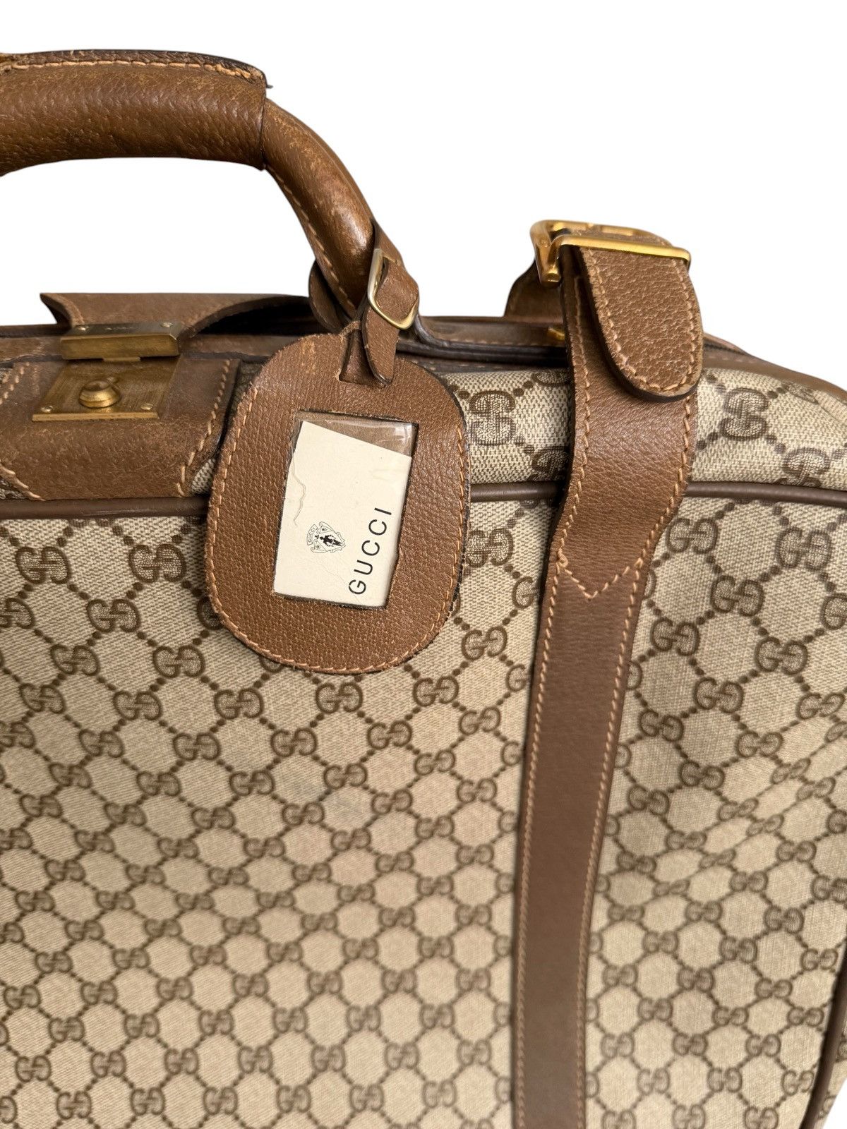 Gucci Gucci GG Supreme Suitcase Travel Luggage Bag Size ONE SIZE - 9 Thumbnail