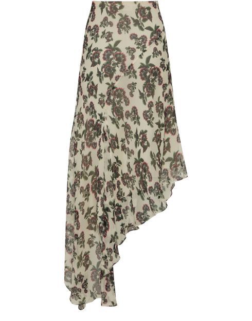Celine o1y0725 Midi Skirt in Multicolor Size 27" / US 4 / IT 40 - 2 Thumbnail