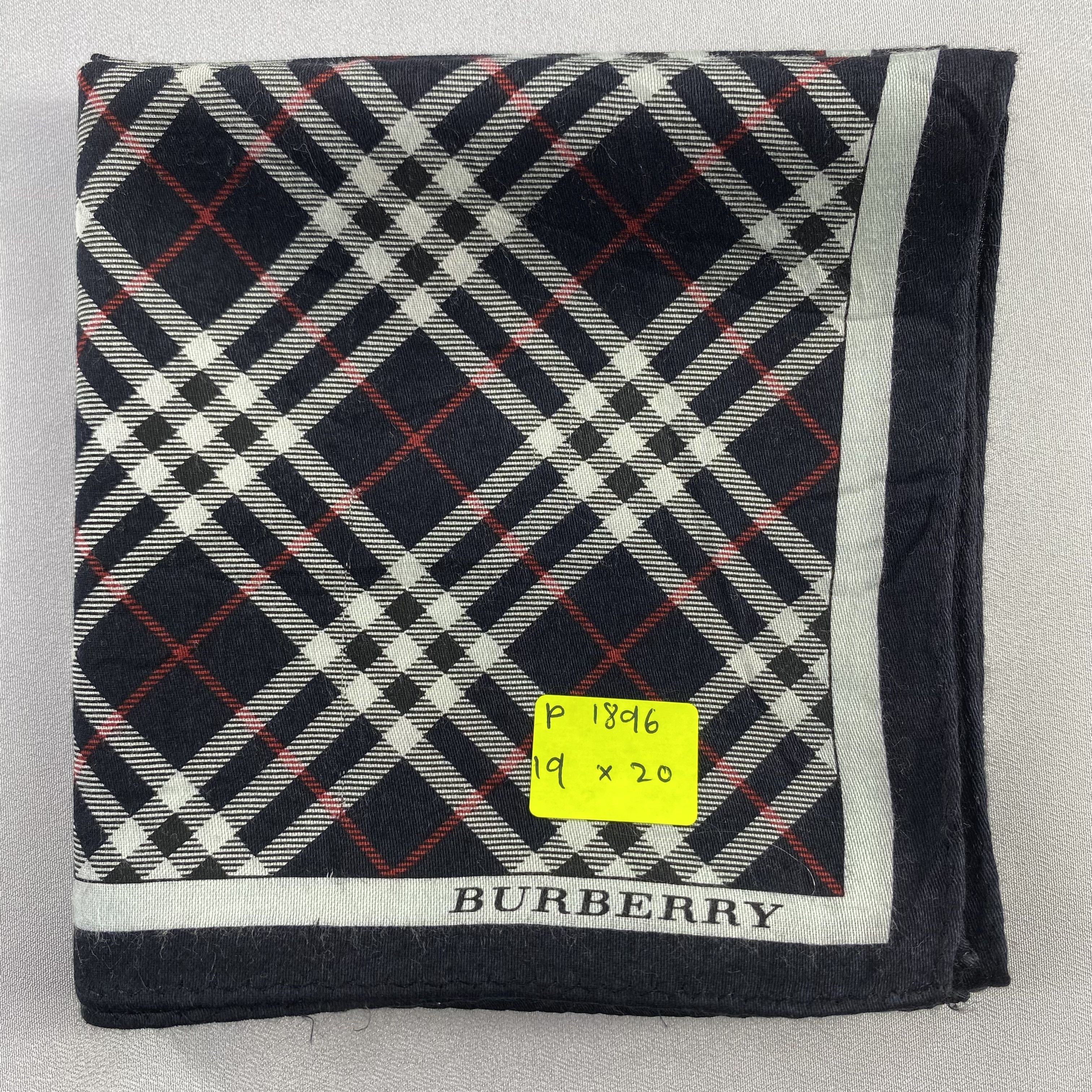 Burberry × Vintage Burberry Handkerchief / Neckerchief / Bandana-P1896 Size ONE SIZE - 5 Thumbnail