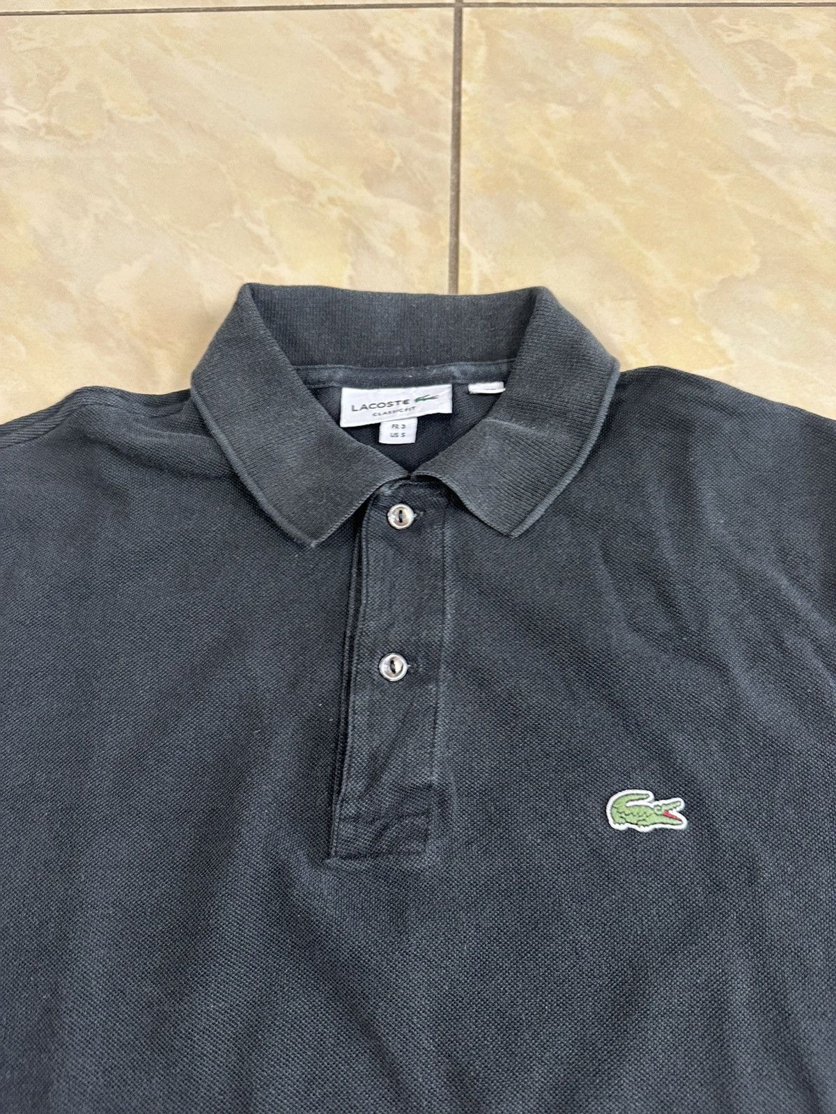 Lacoste Black Lacoste Polo Shirt Size US S / EU 44-46 / 1 - 4 Thumbnail