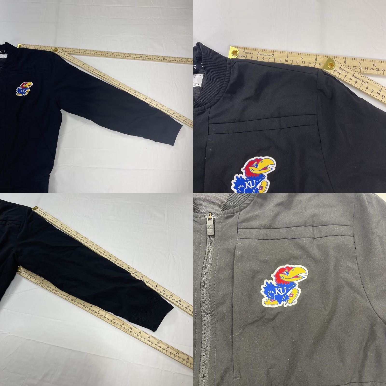Adidas Adidas FK4034 Track Jacket Black M Men Stadium Bomber University KU Jayhawks FK4034 Size US M / EU 48-50 / 2 - 8 Thumbnail