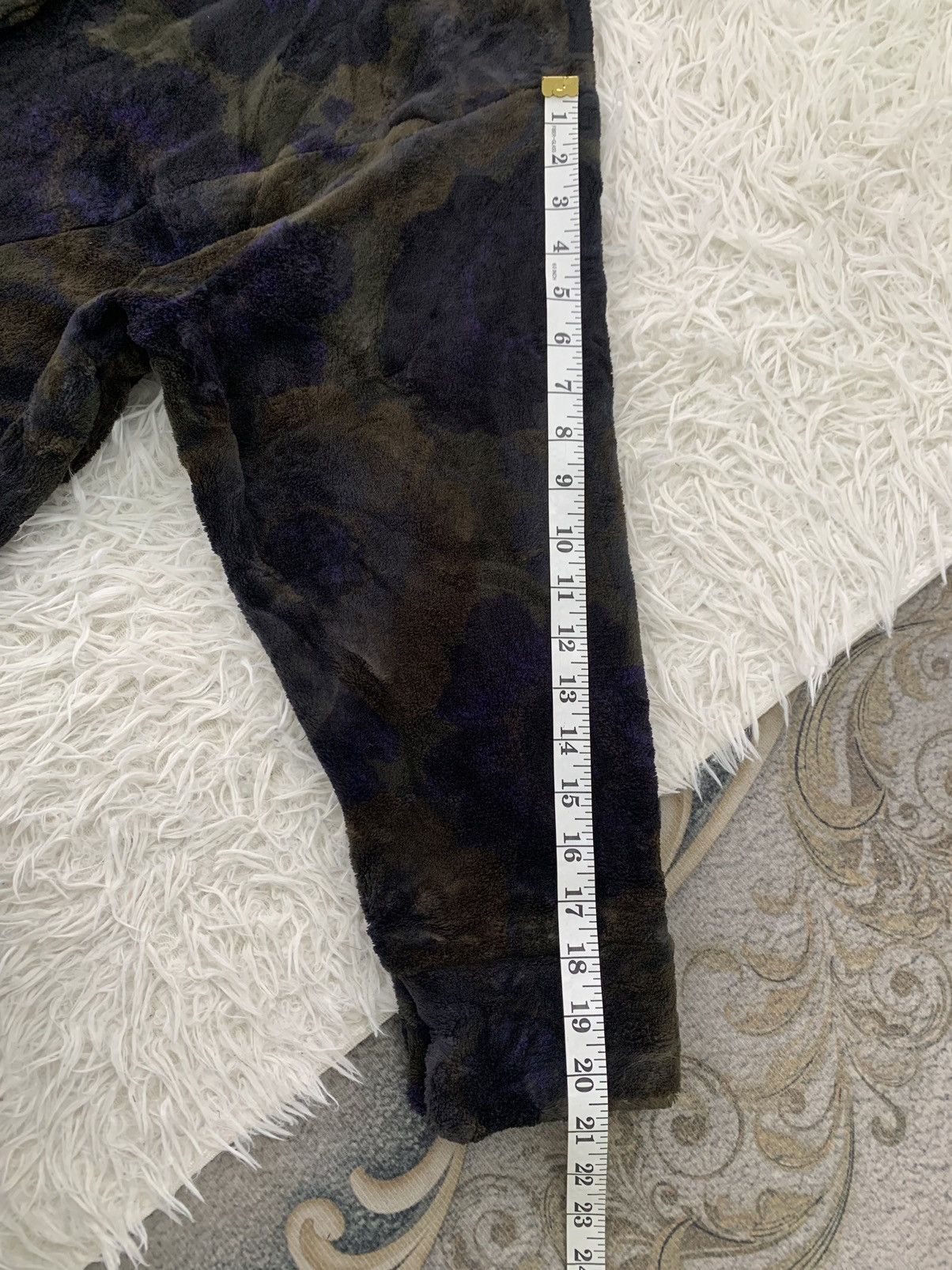 Yohji Yamamoto Cozy Flowers Art Y's For Living Fleece Long Coat Size US S / EU 44-46 / 1 - 13 Thumbnail