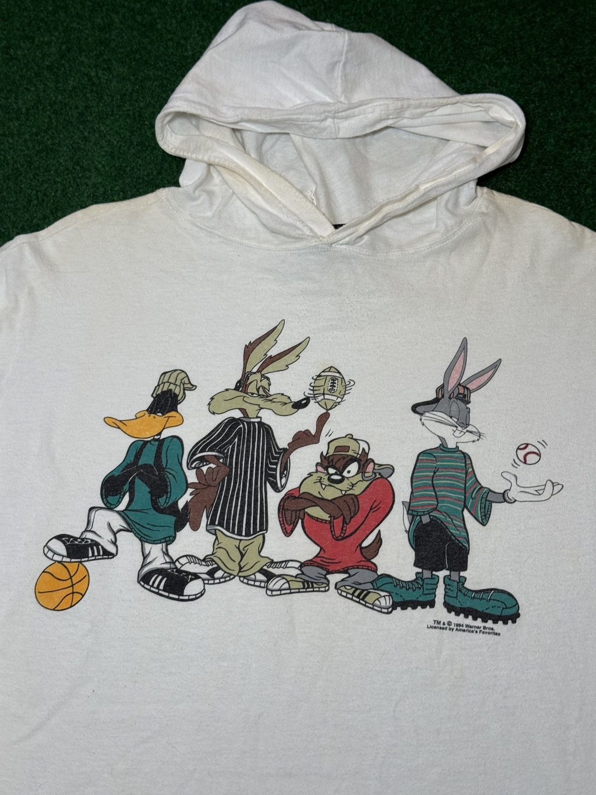 Signal Sport Vtg 90s Looney Tunes Football Basketball Long Sleeve T Shirt Size US XL / EU 56 / 4 - 2 Thumbnail