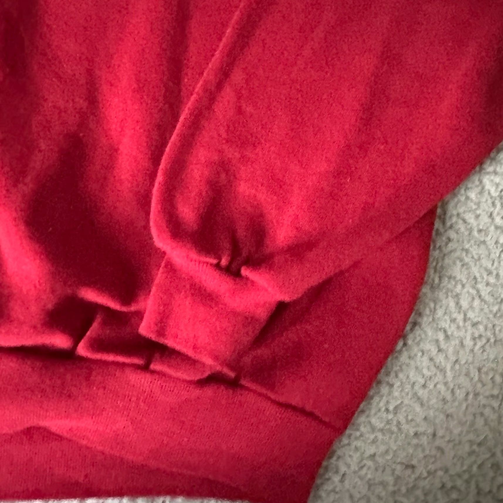 Jerzees VINTAGE Jerzees Sweatshirt Mens XL Red Crew Neck Cotton Polyester Fleece Pullover 90s Sweatshirt Made in USA Size US XL / EU 56 / 4 - 3 Thumbnail