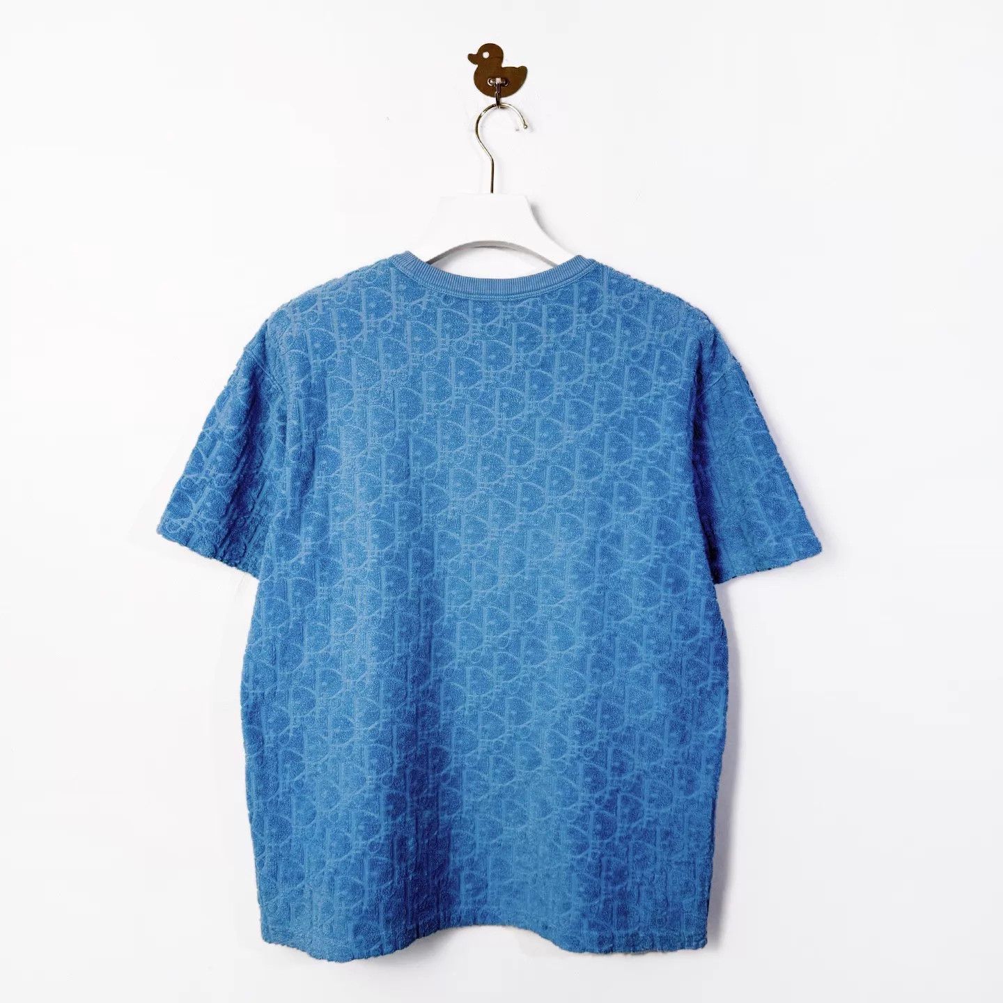 Dior Dior Oblique Blue Logo Terry Crew Neck T-Shirt S Size US S / EU 44-46 / 1 - 2 Thumbnail