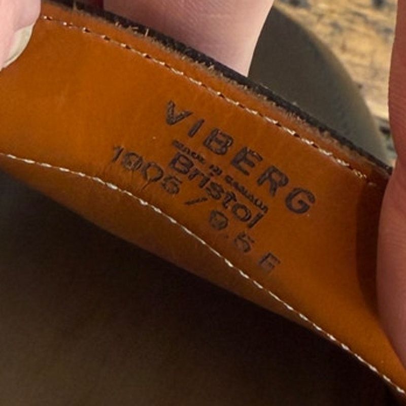 Viberg Viberg 1905 Black Calf Leather Bristol Loafers Size US 9.5 / EU 42-43 - 6 Thumbnail