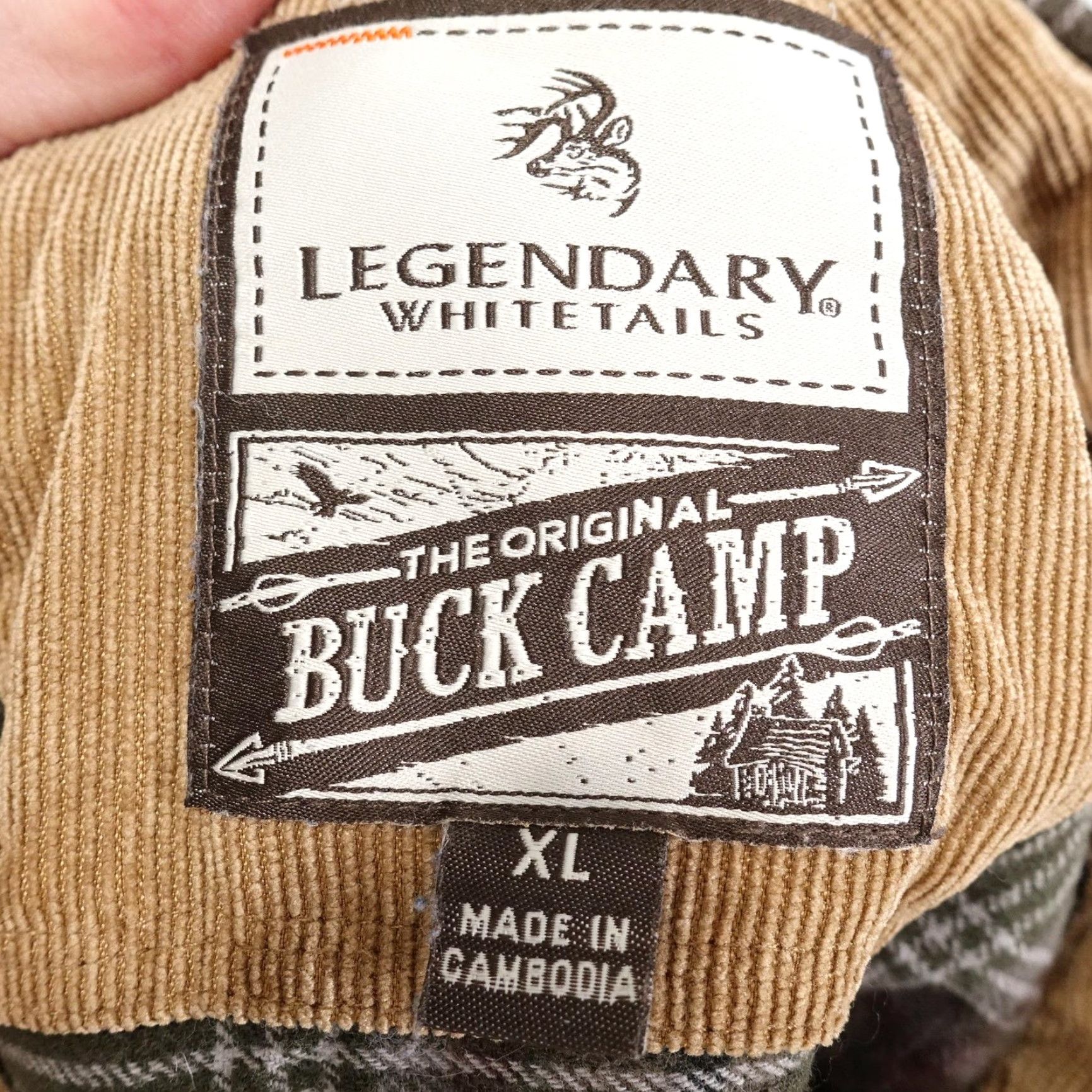 Vintage Legendary Whitetails Mens XL Flannel Shirt Green Plaid Long Sleeve Casual Outdoors Work Size US XL / EU 56 / 4 - 7 Thumbnail