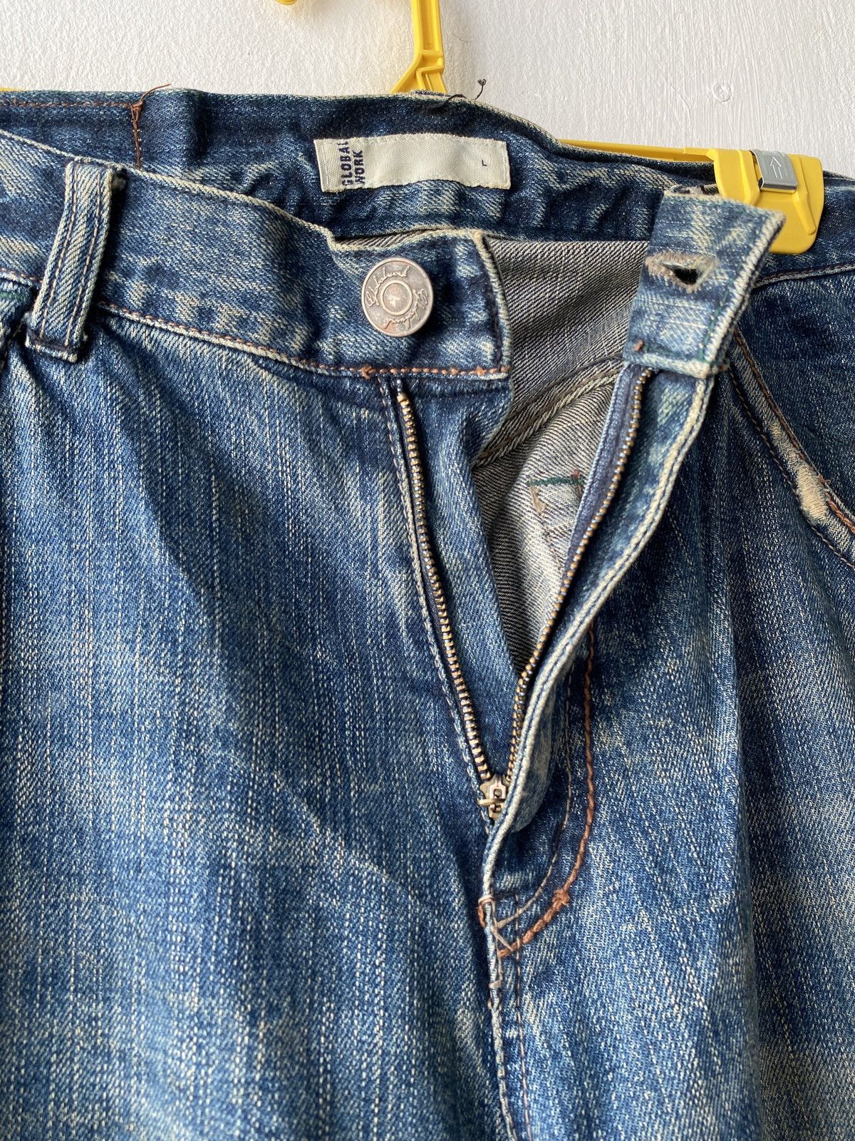 Japanese Brand Japanese Brand Global Work Distressed Denim Size US 32 / EU 48 - 10 Thumbnail