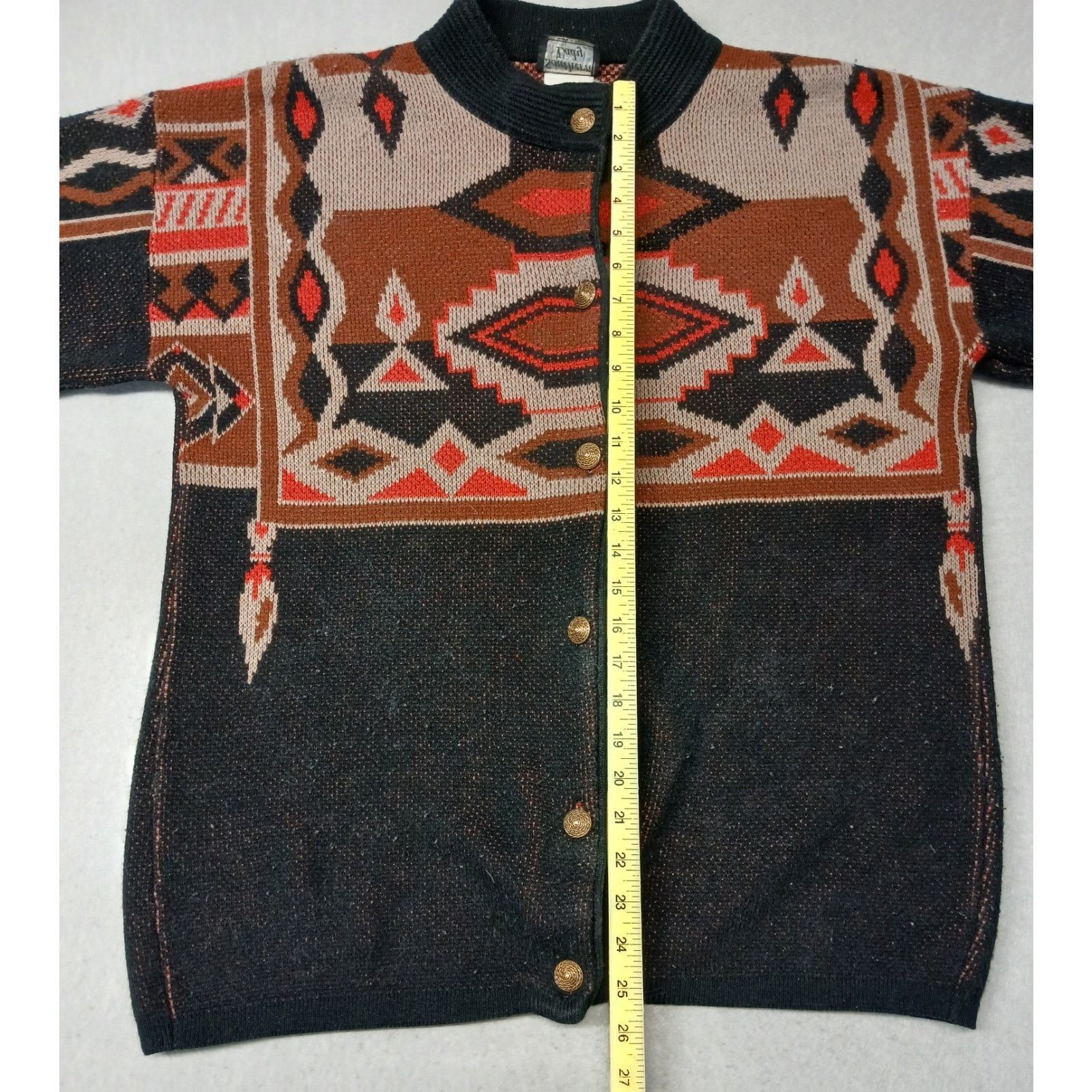 Other Southern Lady (No Size) Aztec Southwestern Button Cardigan Size L / US 10 / IT 46 - 8 Thumbnail