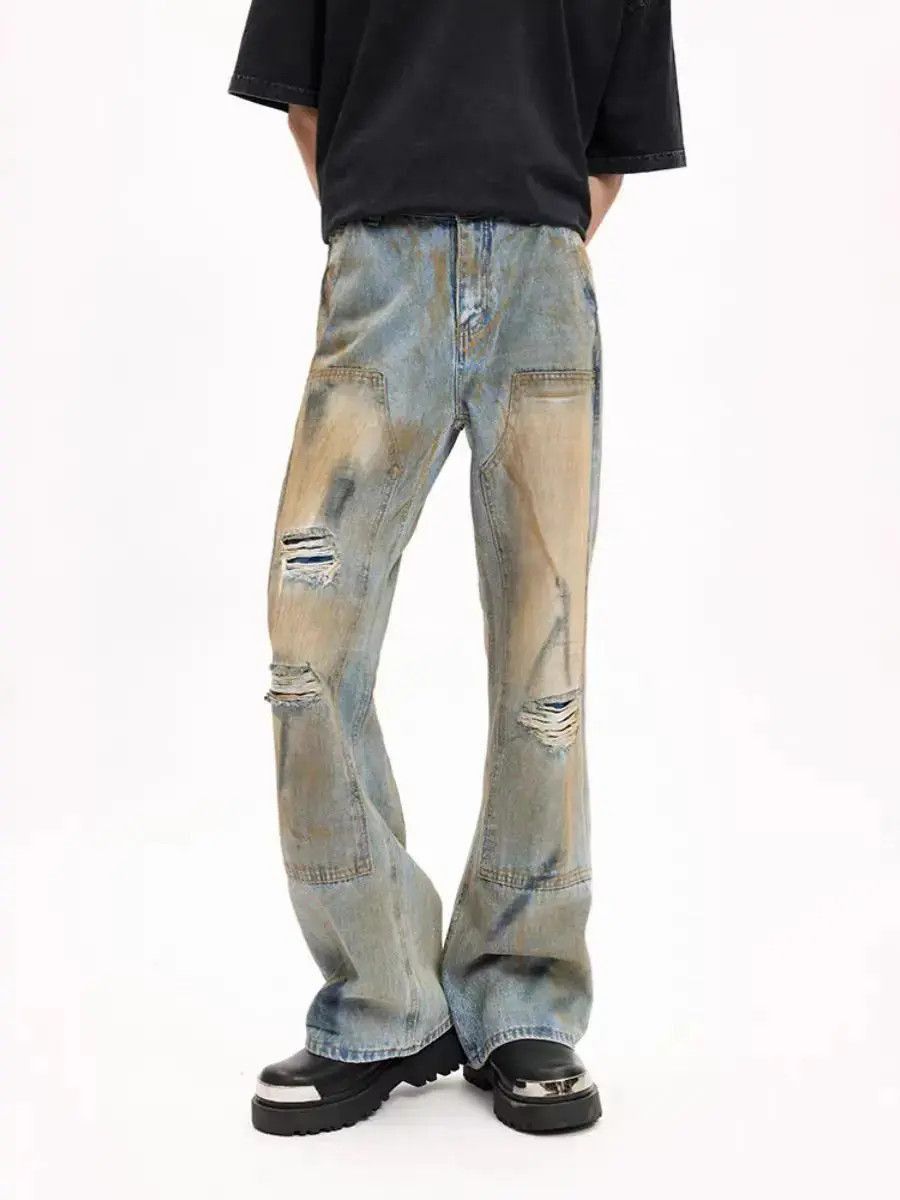 Japanese Brand Street style dirty ripped jeans Size US 30 / EU 46 - 5 Thumbnail