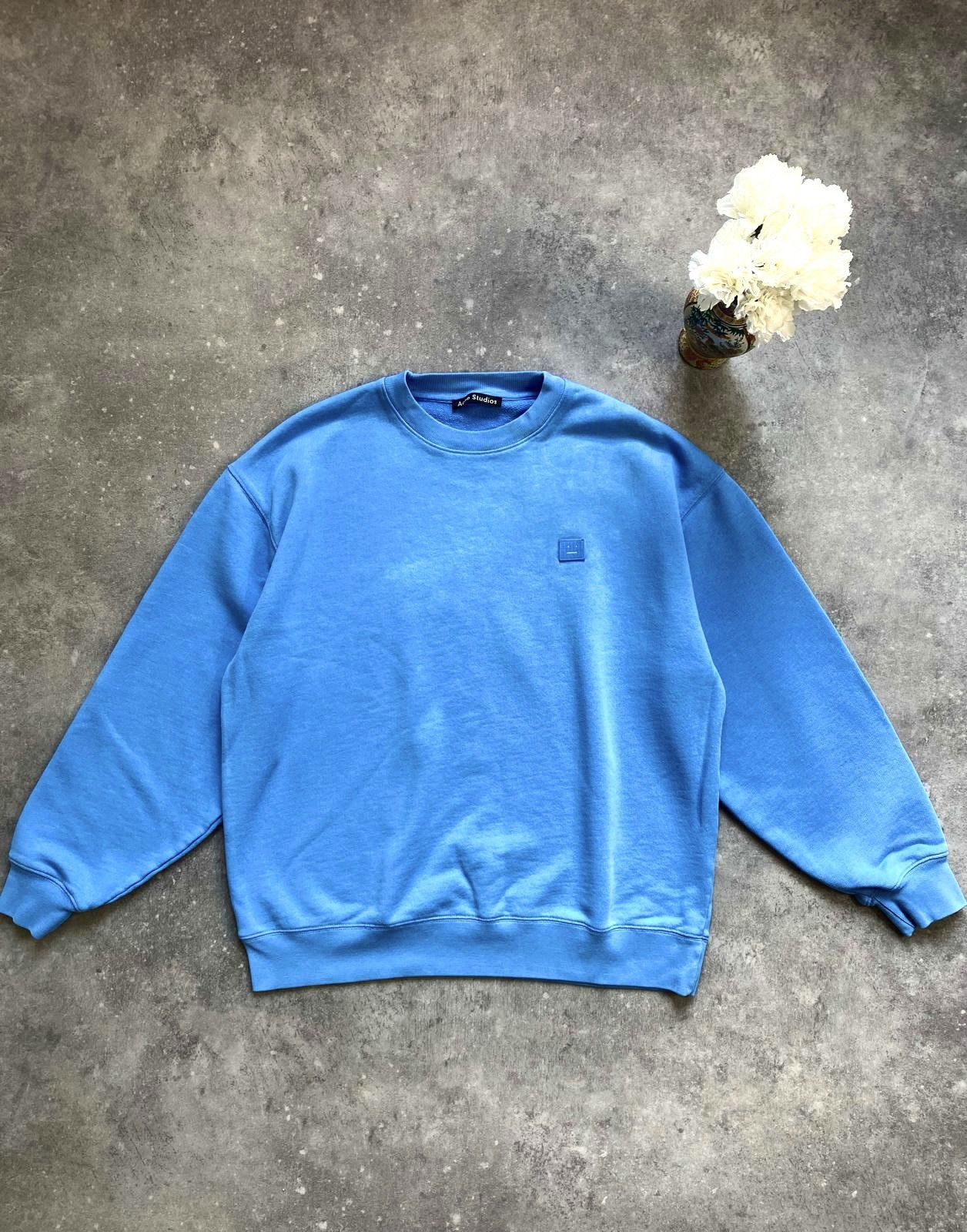 Acne Studios Acne Studios Face Sweatshirt Boxy Fit Oversize Luxury Size US M / EU 48-50 / 2 - 2 Thumbnail